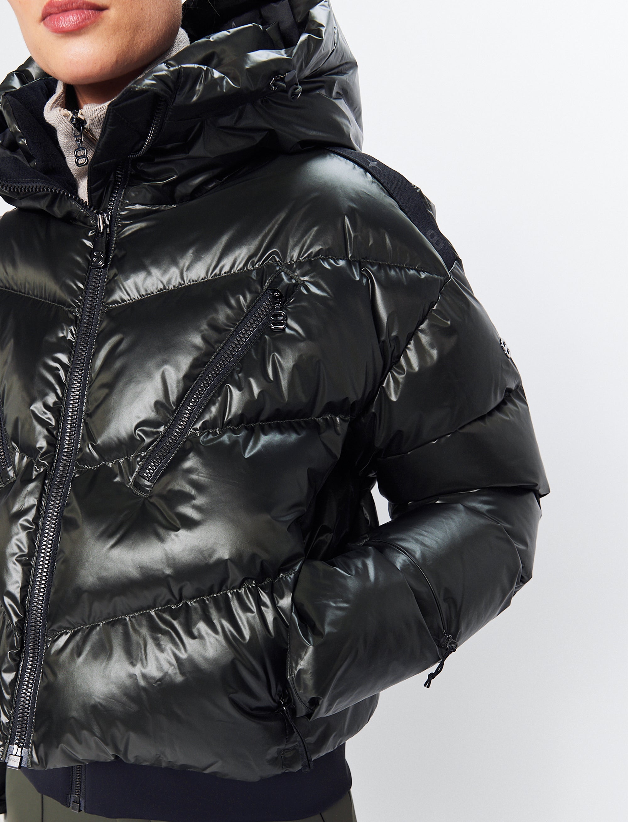 Noelle W Ski Puffer - Italian Green