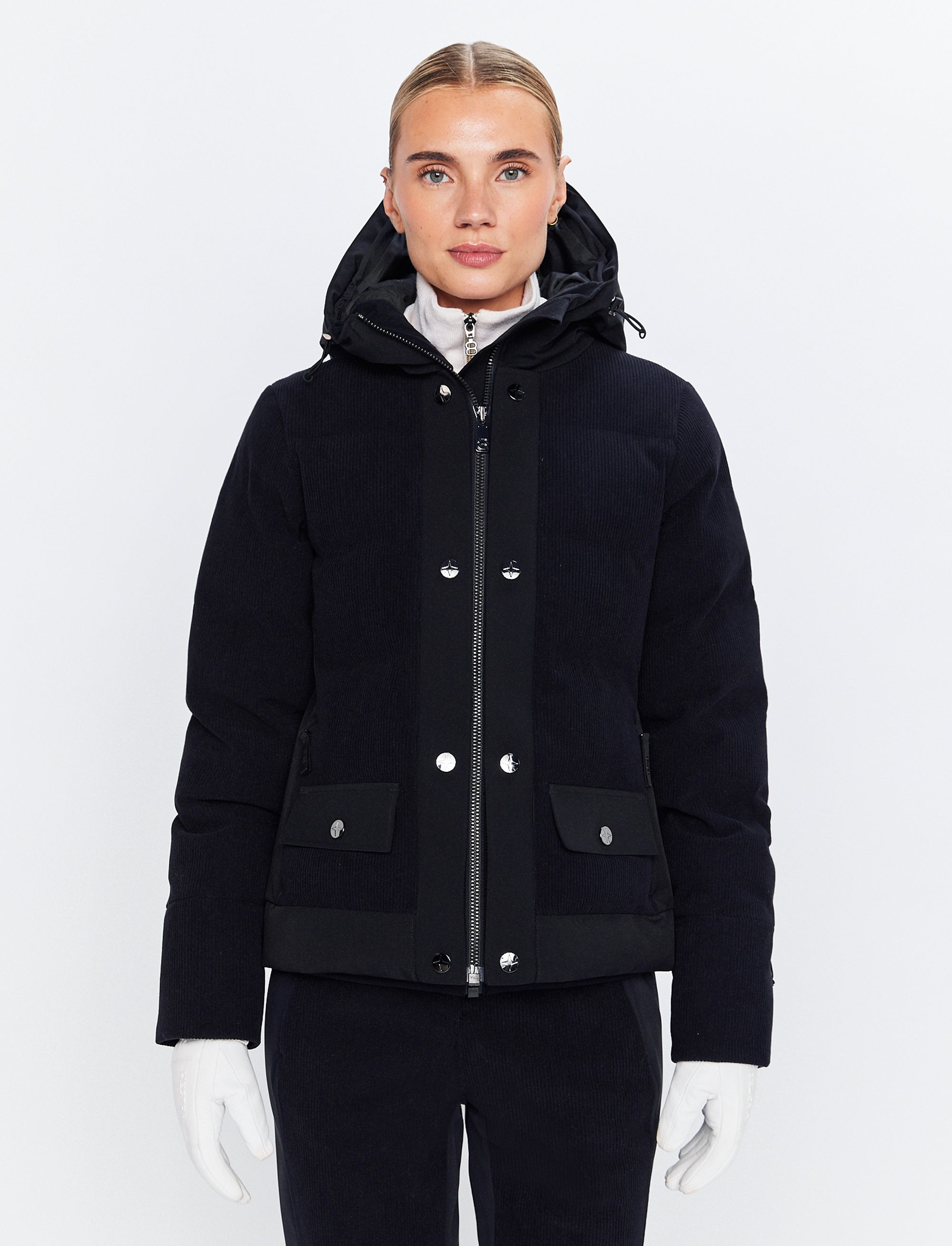 Harlow Cord Jacket - Black
