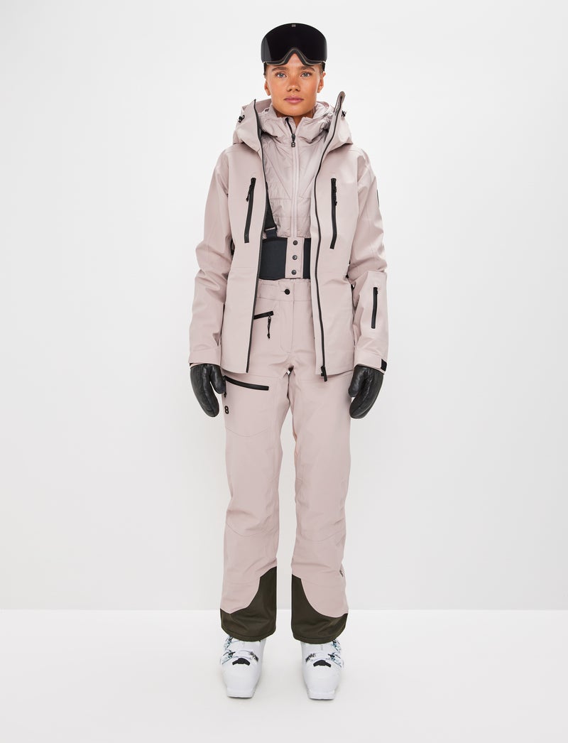 Chute W Pant - Powder Pink