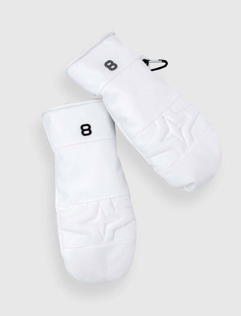 Star Softshell Mitten - Blanc