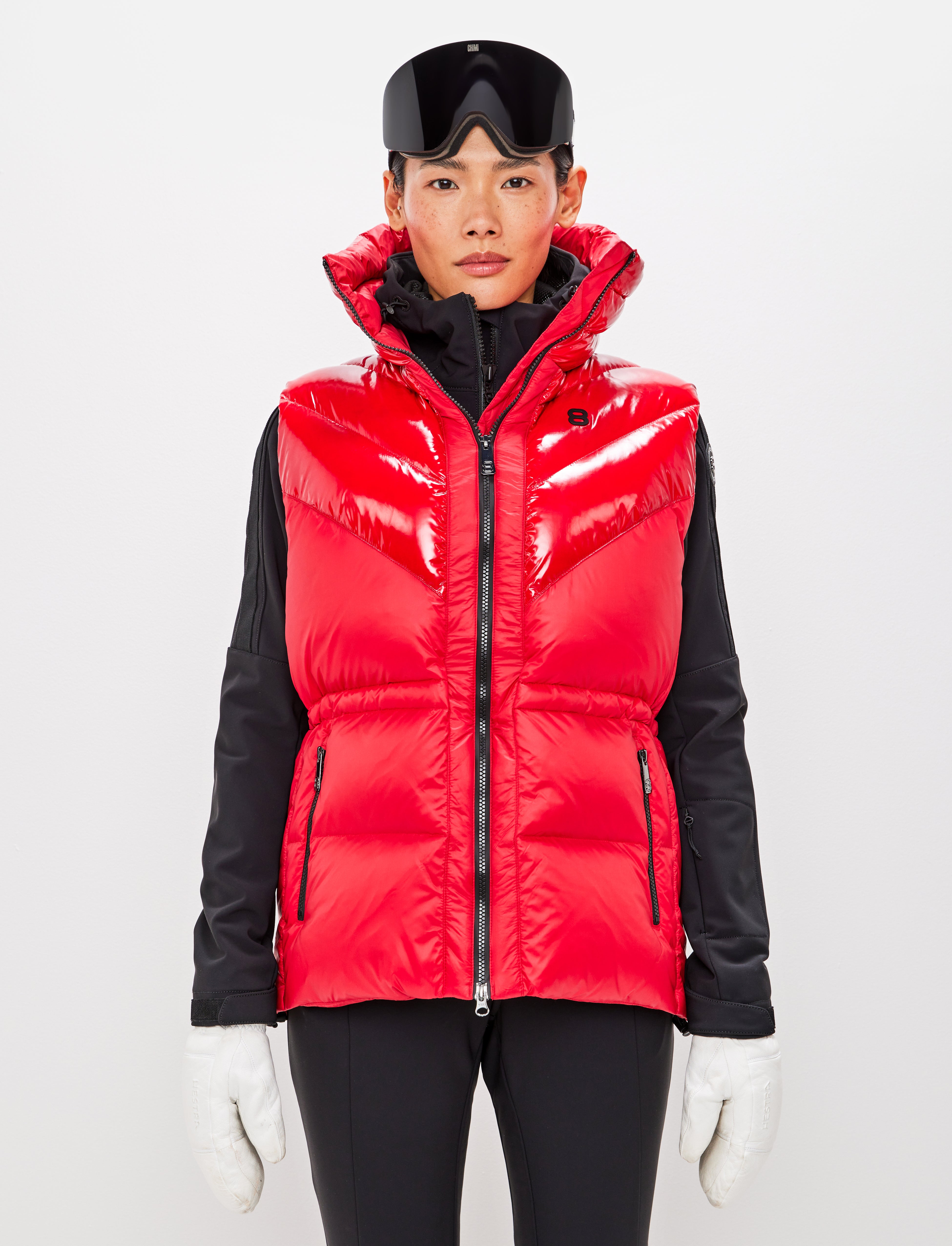 Shacci W Down Vest - Red