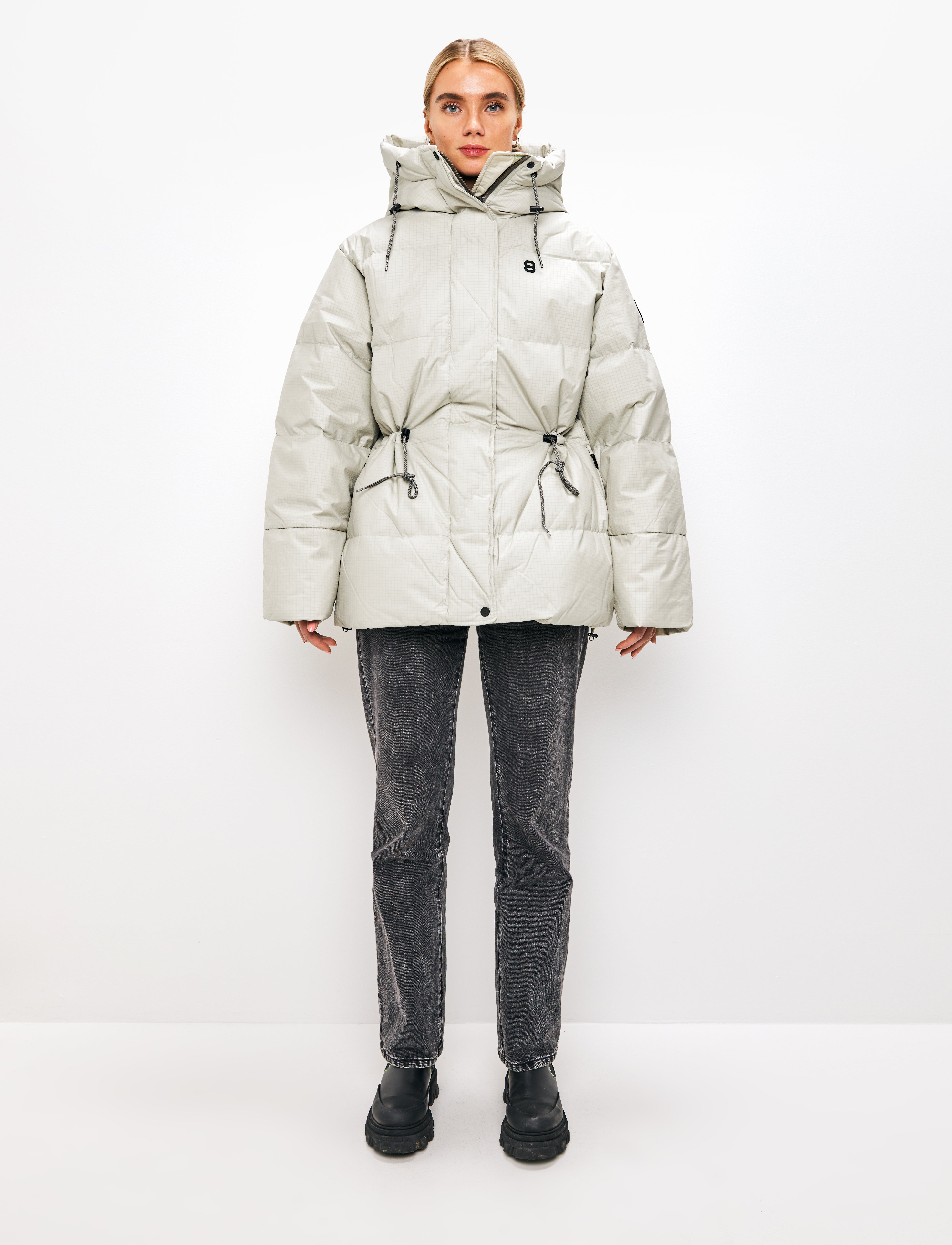 Asama W Down Jacket - Lt Fallen Rock