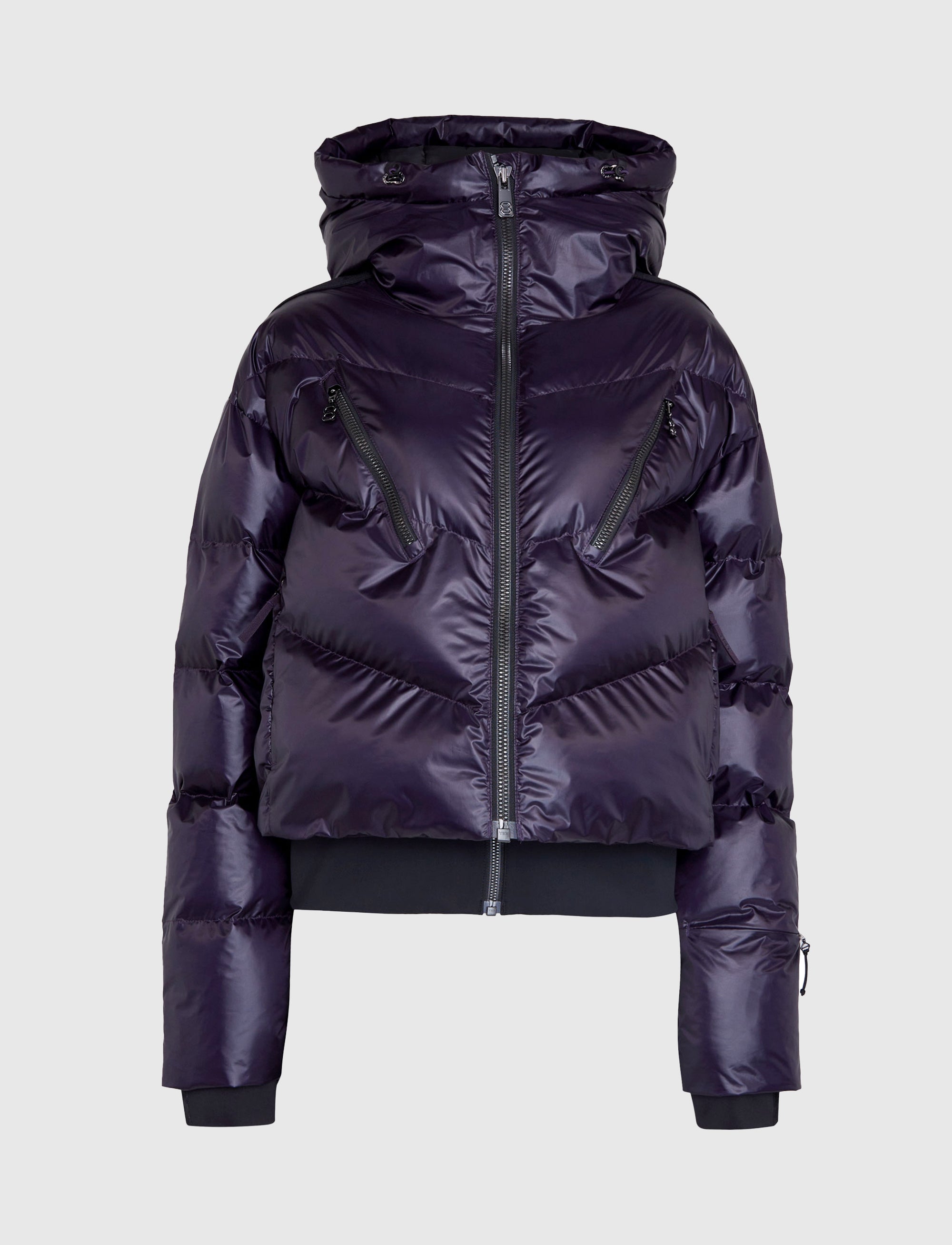 Noelle W Ski Puffer - Cosmos Plum