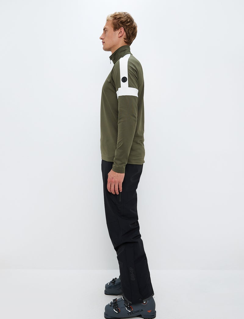 Dino 1/2 Zip Sweat - Royal Green