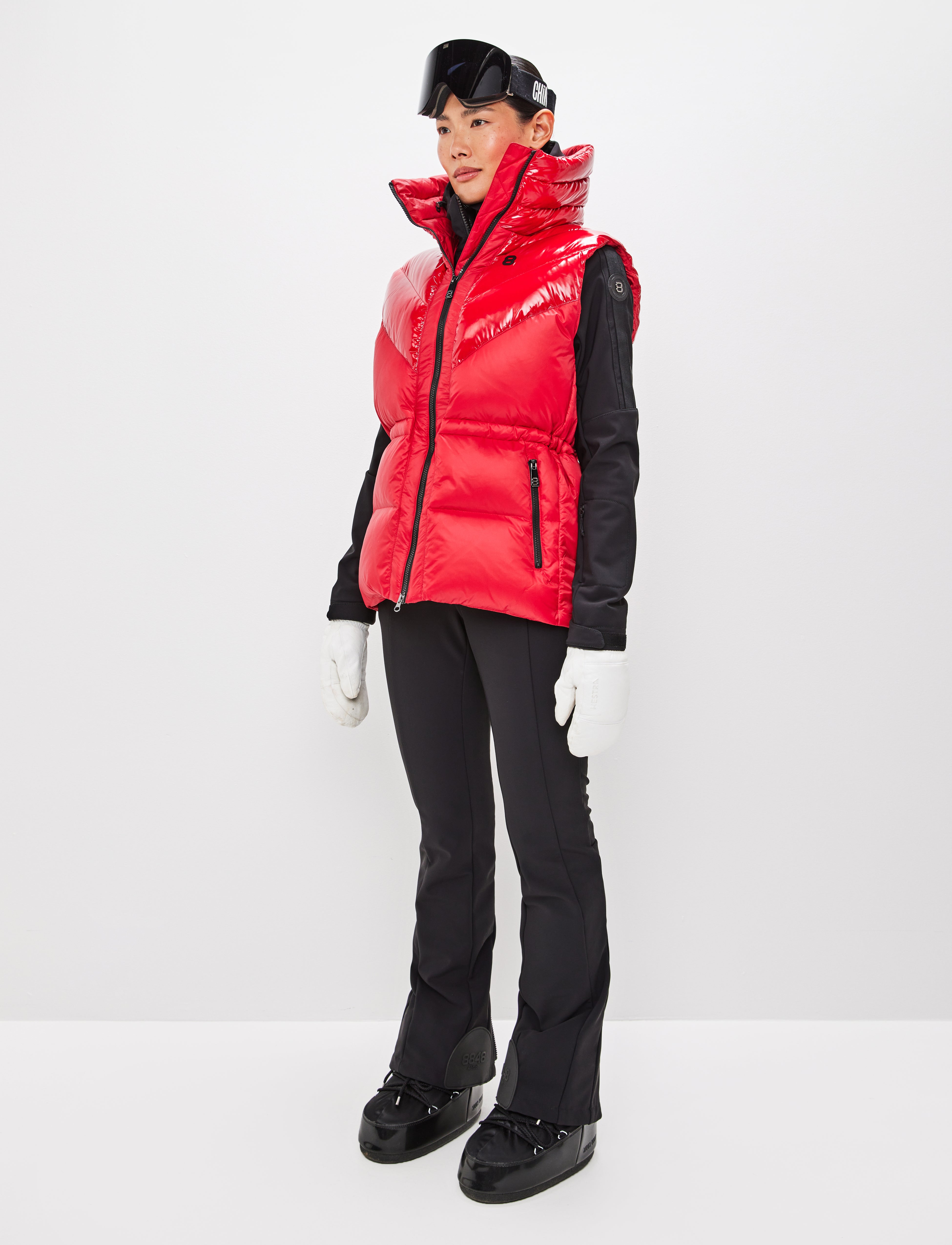 Shacci W Down Vest - Red