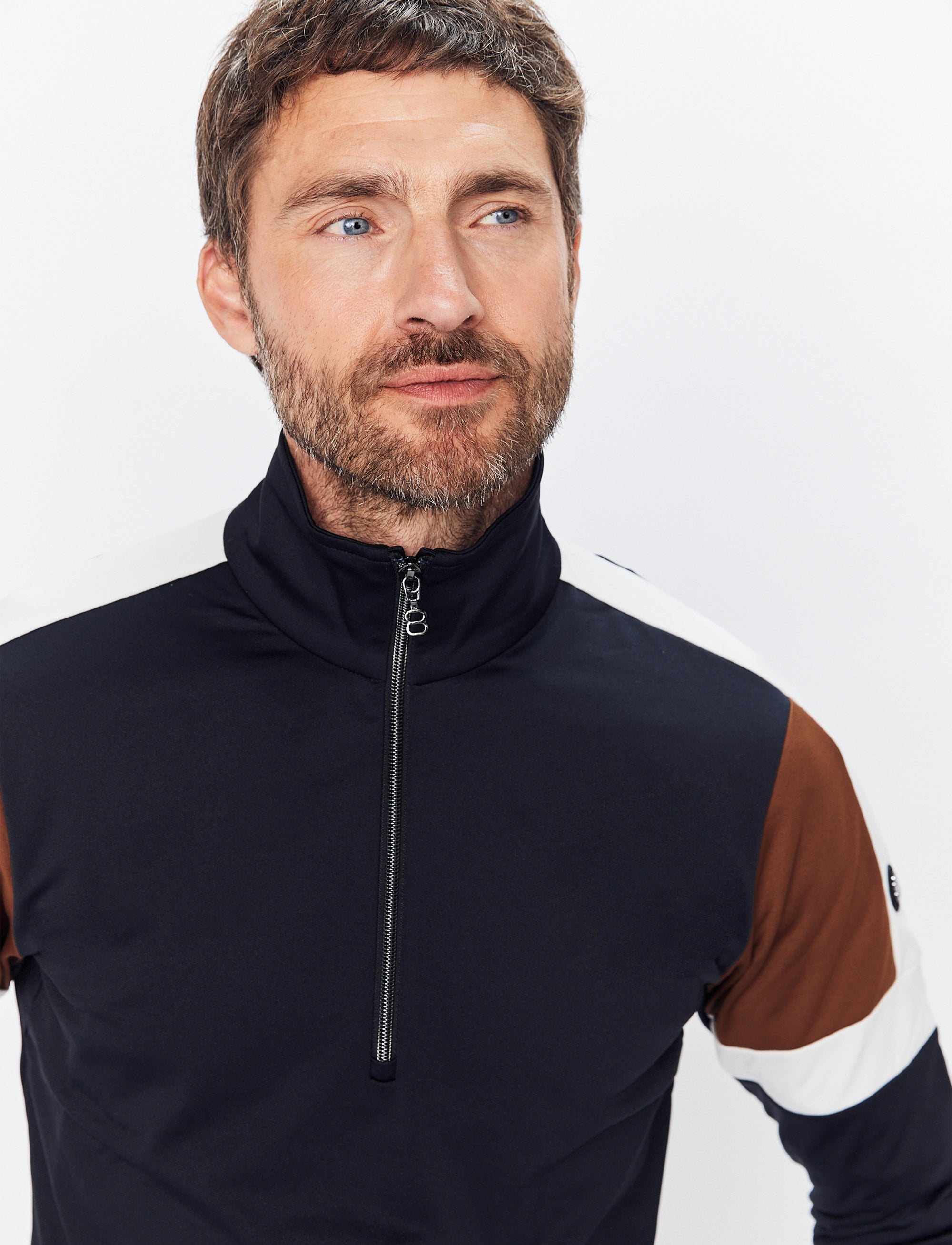 Tord M 1/2 zip - Black