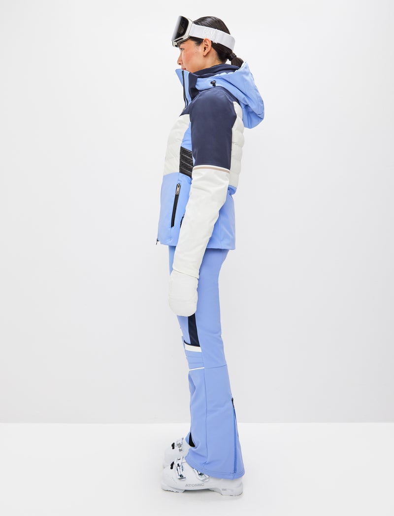 Hazel W Ski Jacket - Hortensia Blue
