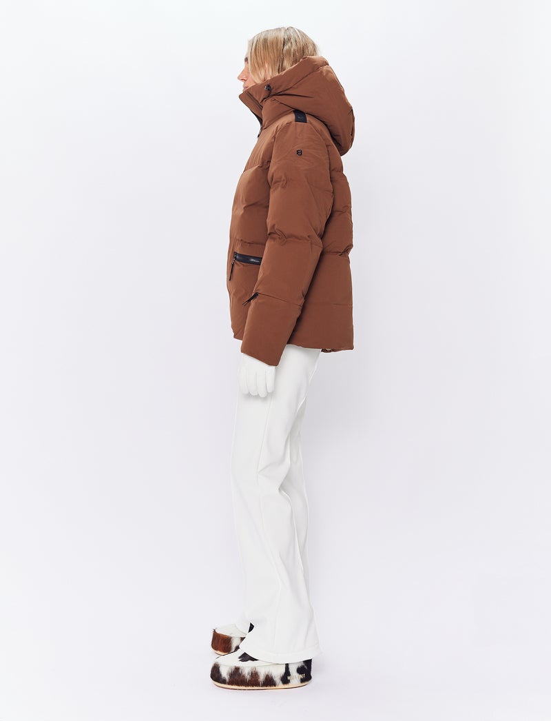 Juniper  Ski Puffer - Cashmere Brown