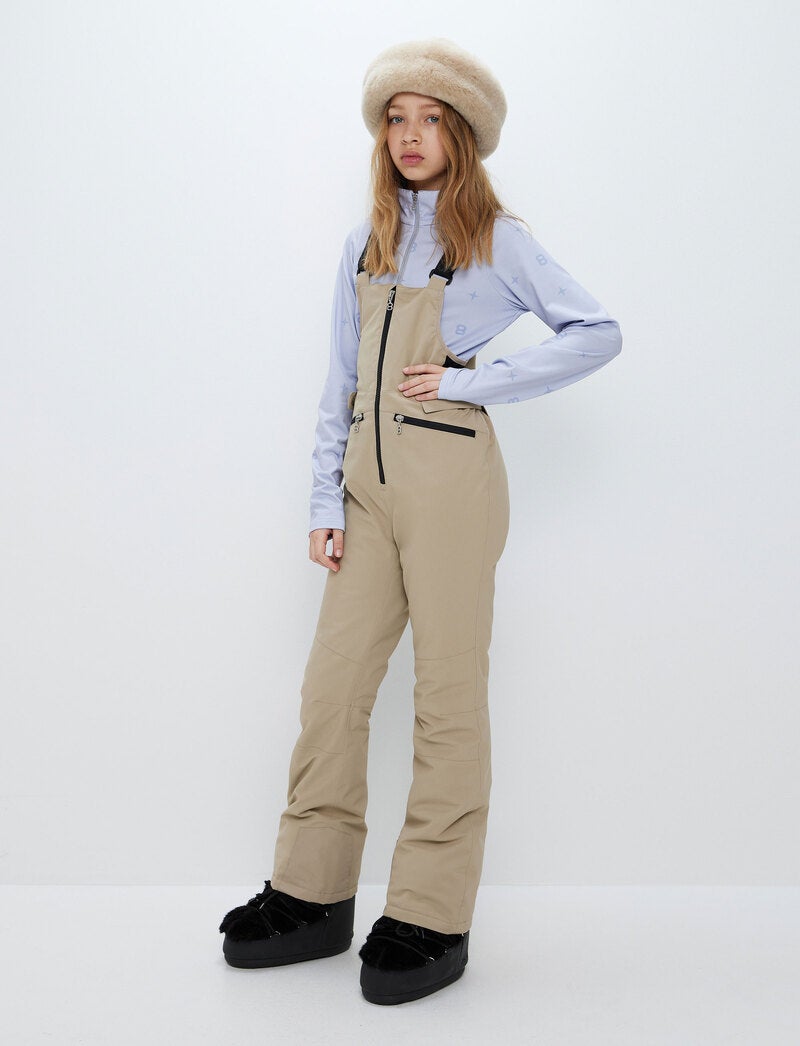Ella JR Bib Pants - Lt Fallen Rock