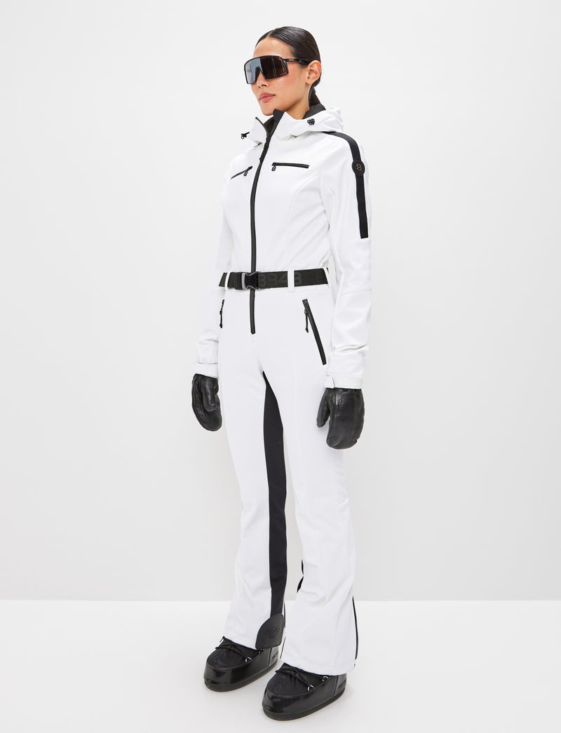Cat W Ski Suit - Blanc