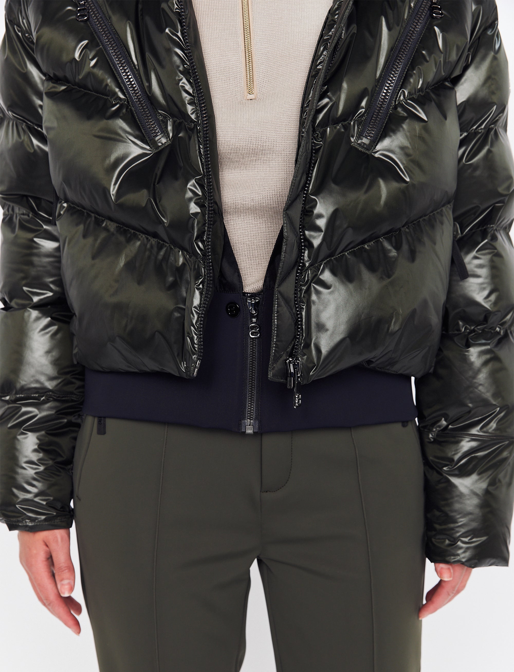 Noelle W Ski Puffer - Italian Green