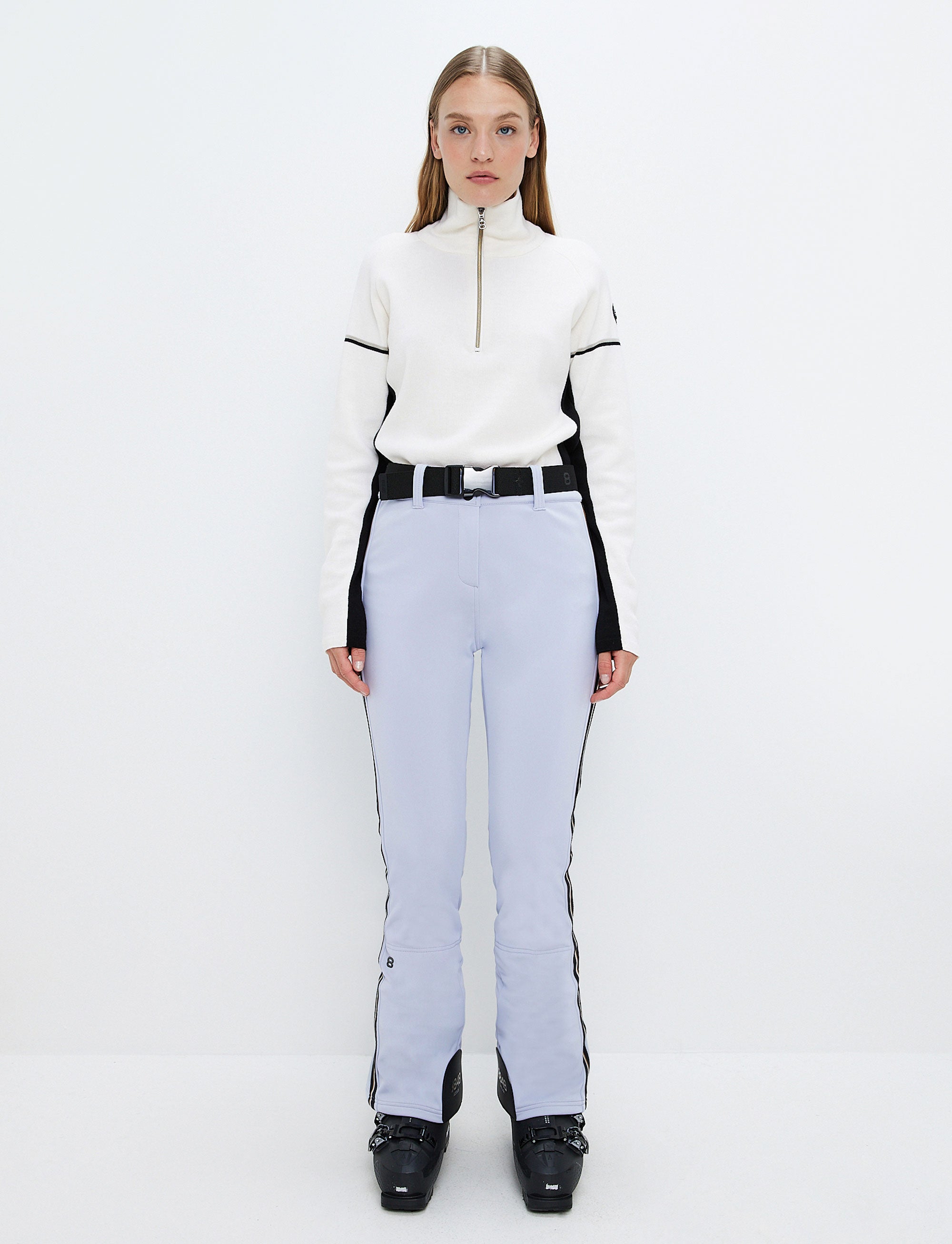 Tumblr Stripe Pants - Icelandic Blue