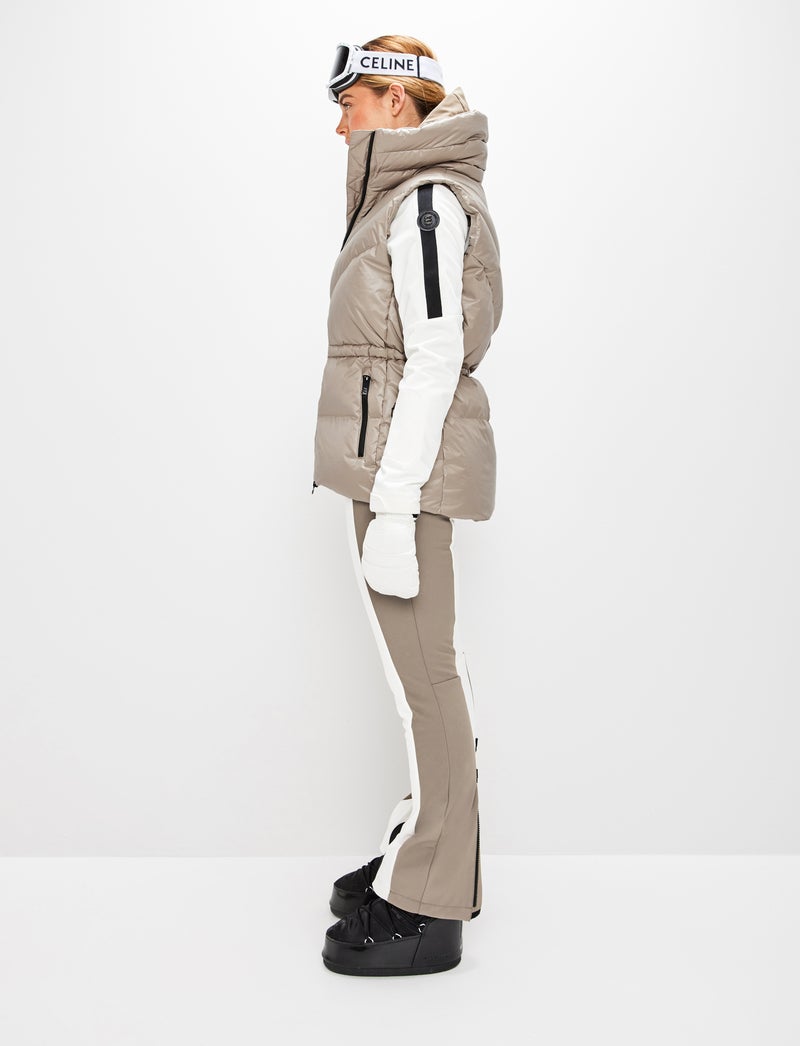 Shacci W Down Vest - Lt Fallen Rock