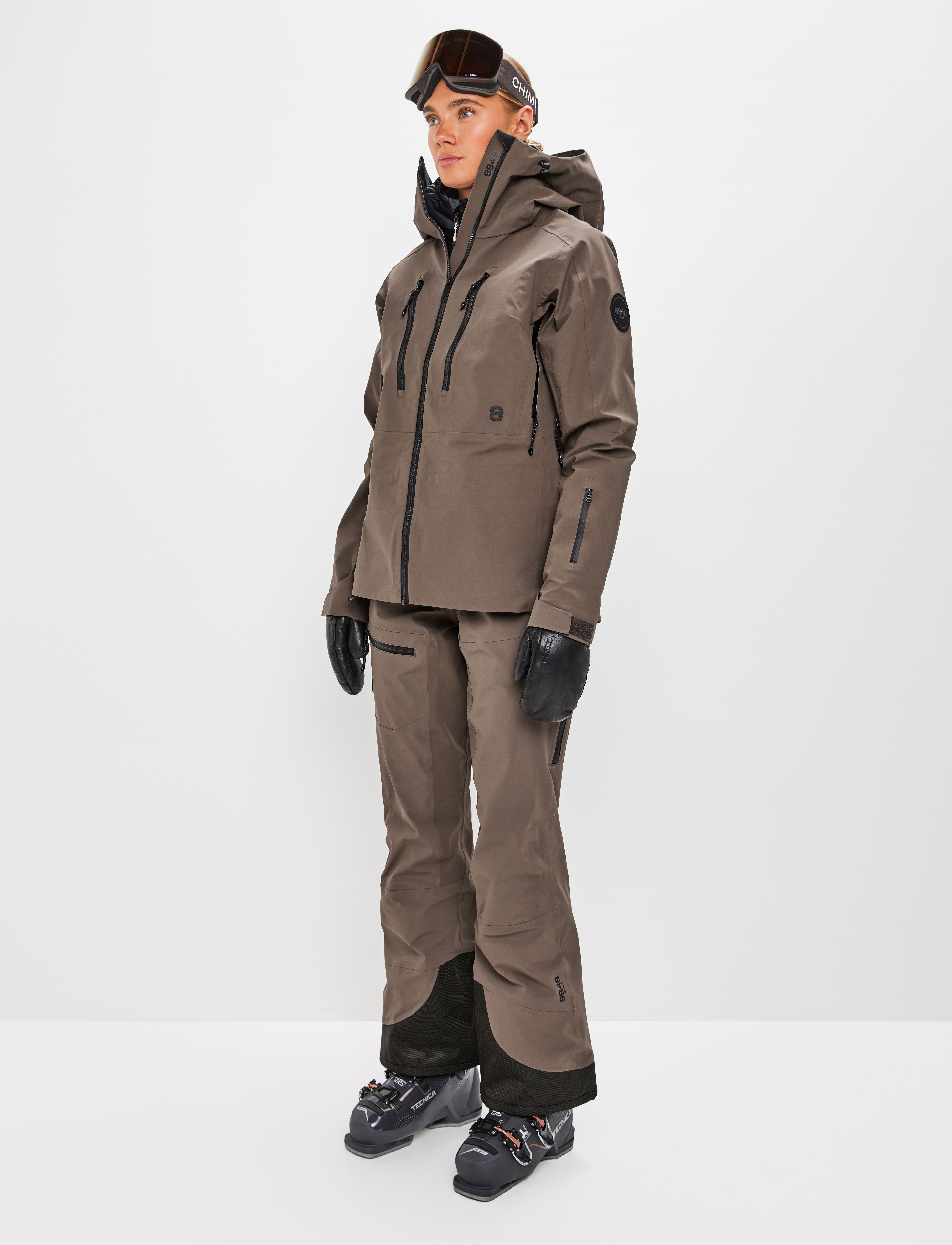 Chute W Pant - Pale Brown