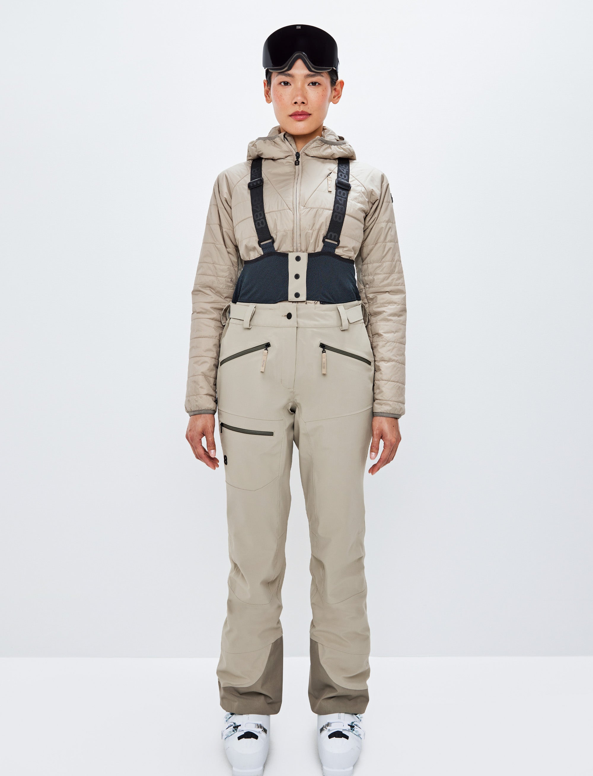 Chloe W Shell Pants - Lt Fallen Rock