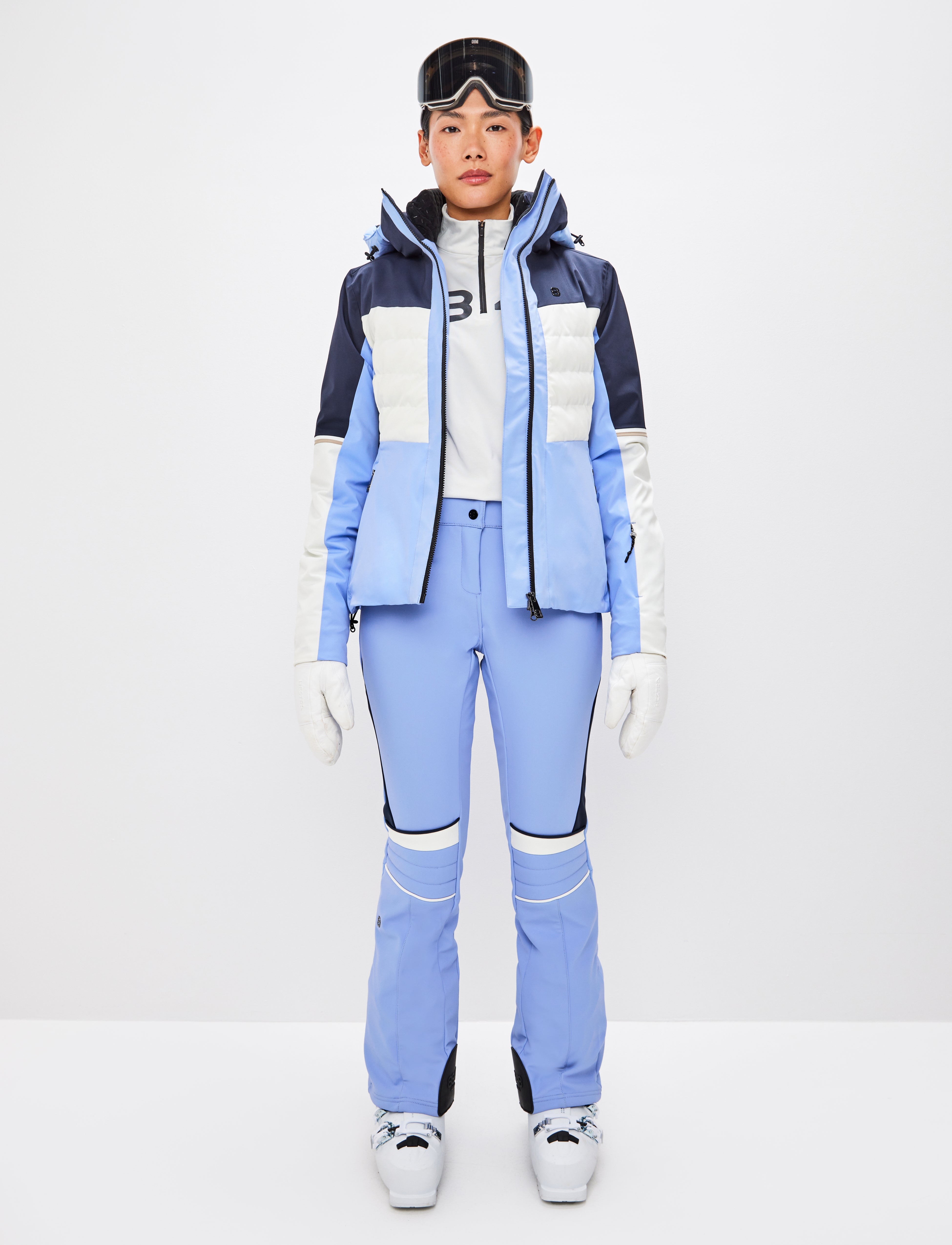 Hazel W Ski Jacket - Hortensia Blue