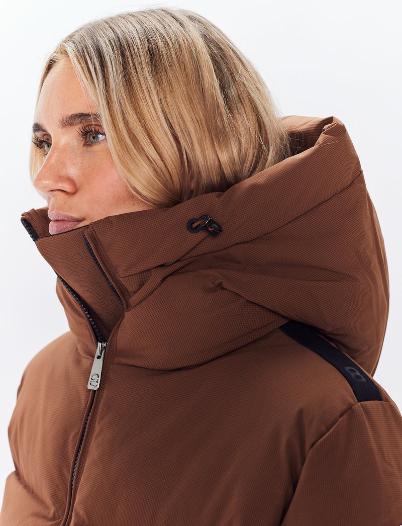 Juniper  Ski Puffer - Cashmere Brown