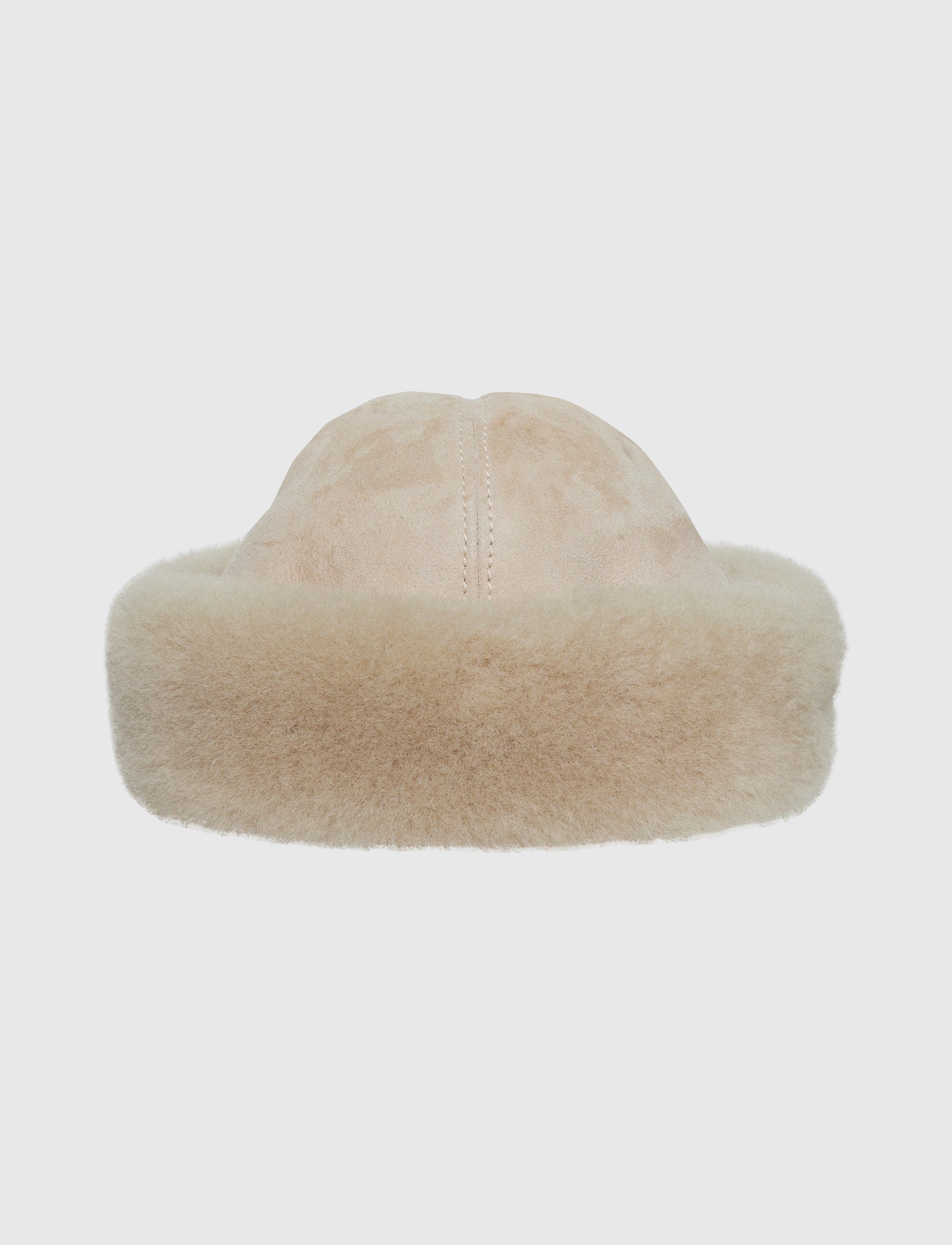 Lola Shearling Hat - Cream