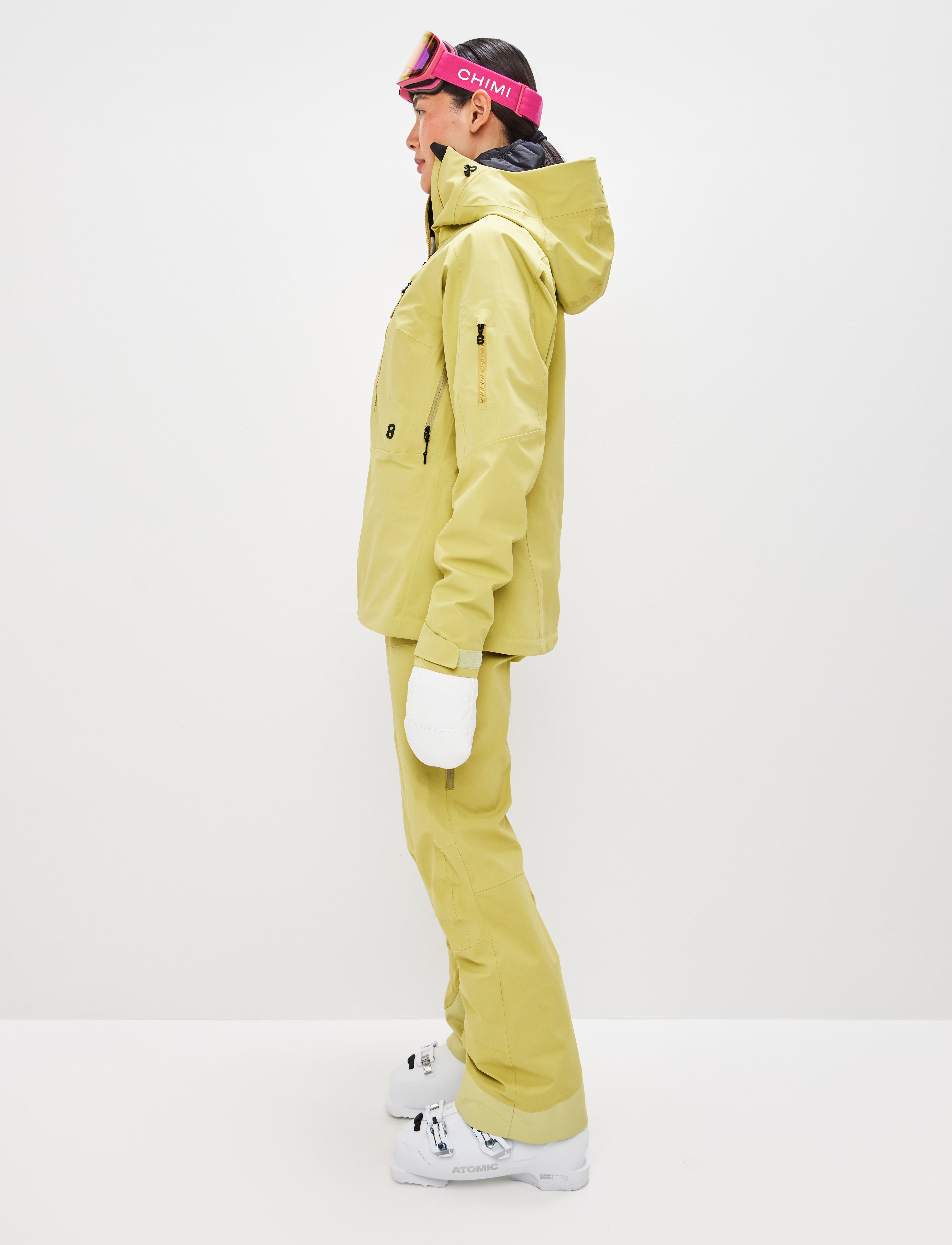 Pow 3.0 W Shell Jacket - Flax Yellow