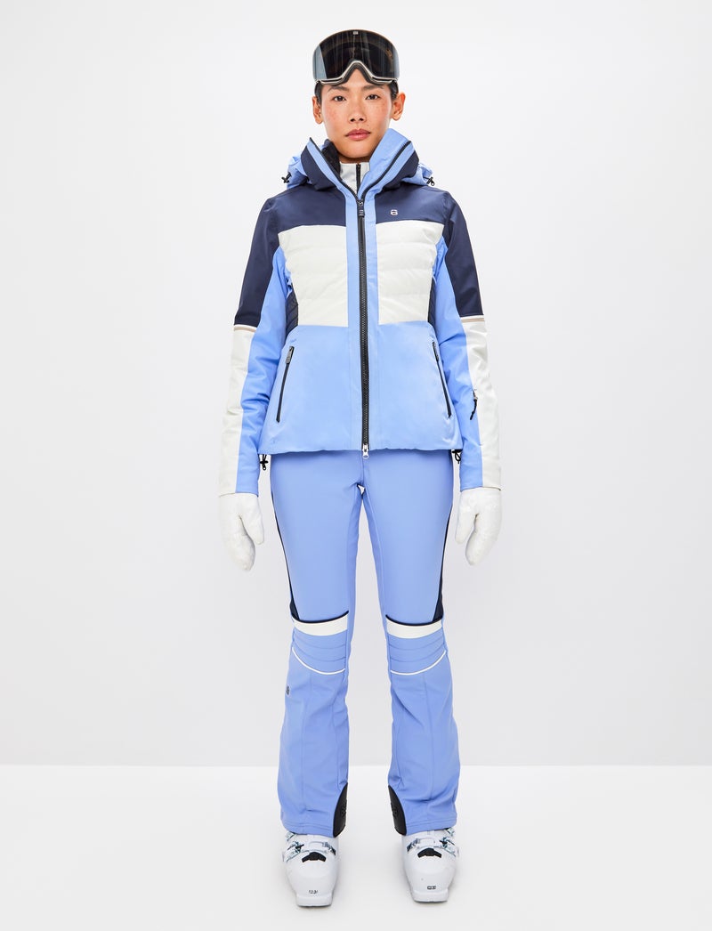 Hazel W Ski Jacket - Hortensia Blue