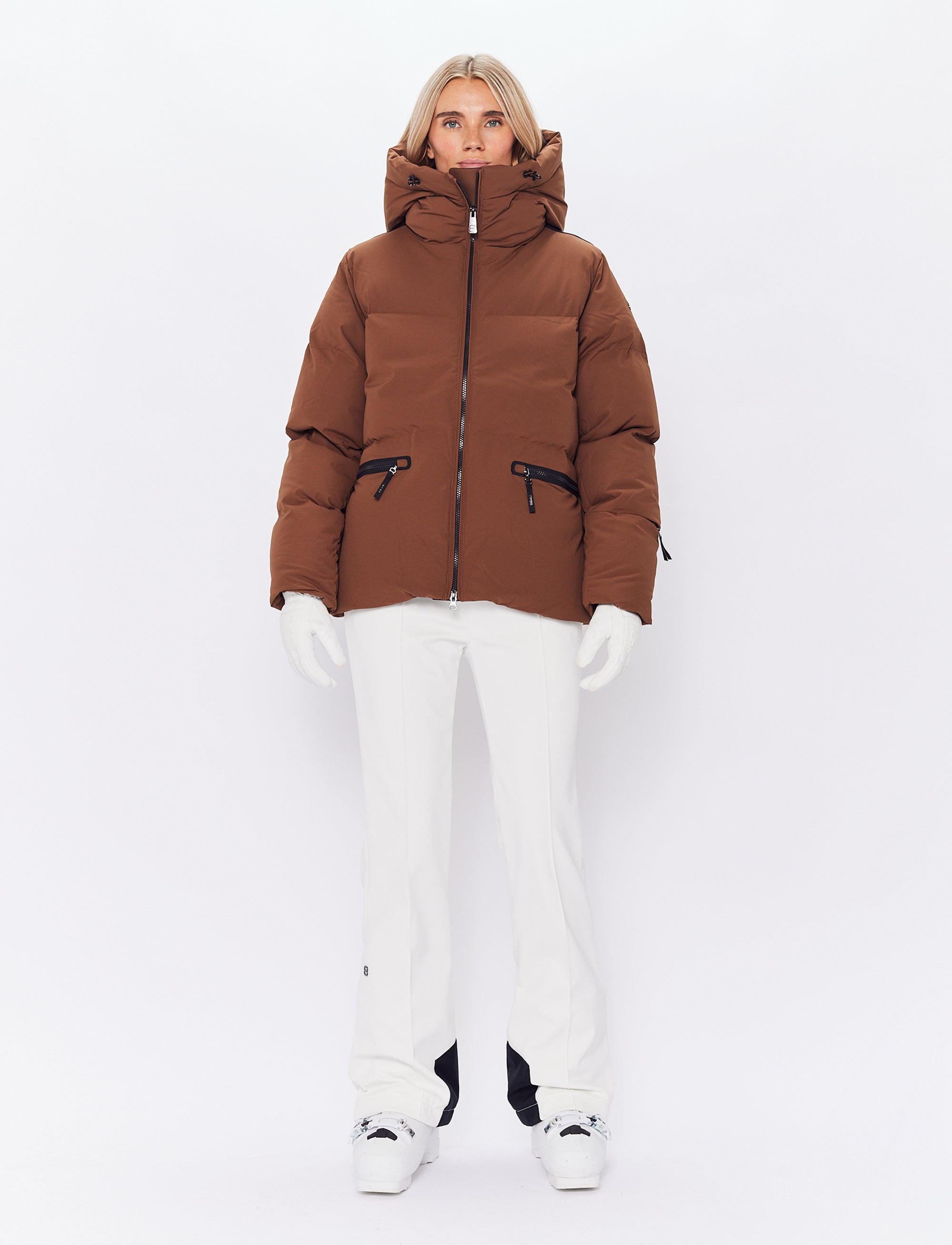 Juniper  Ski Puffer - Cashmere Brown