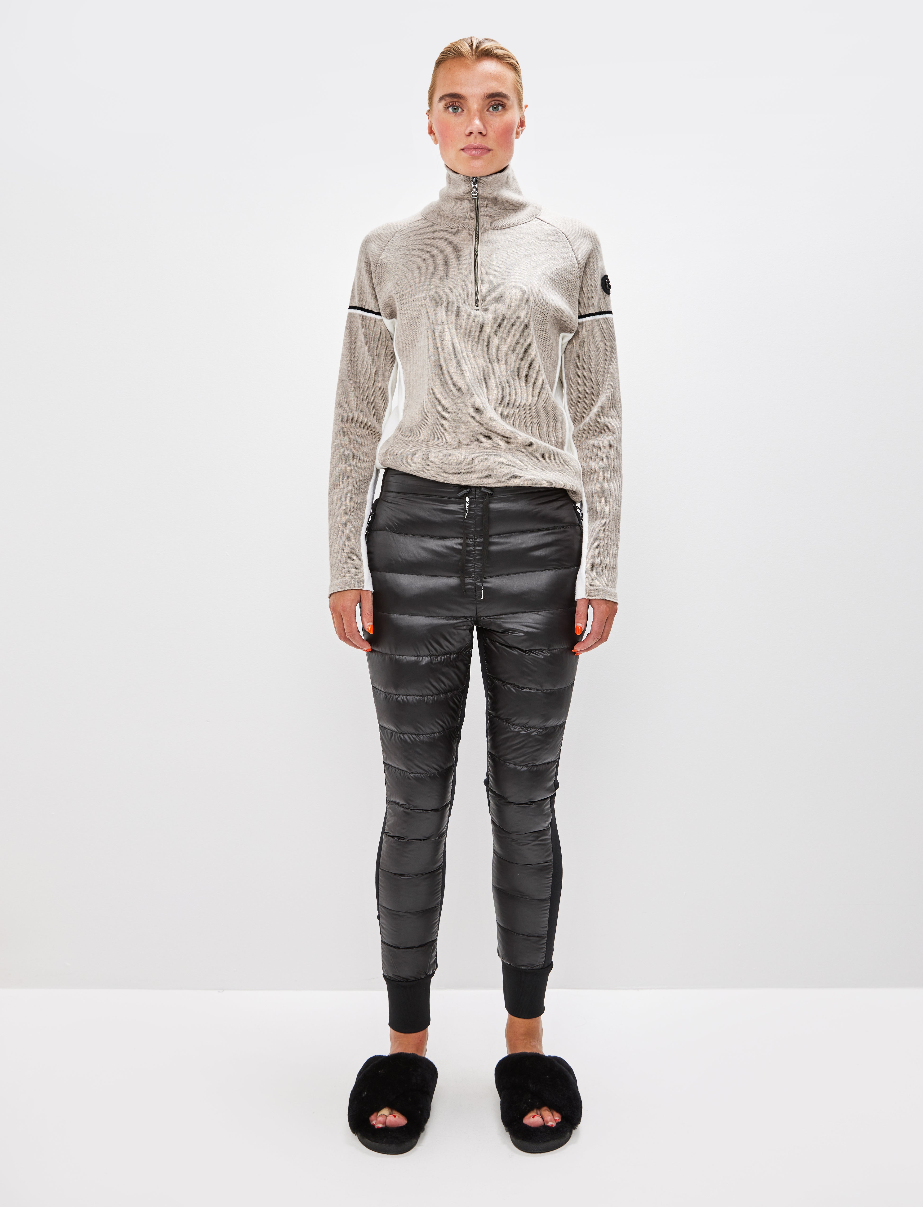 Pollie W Down Pants - Black