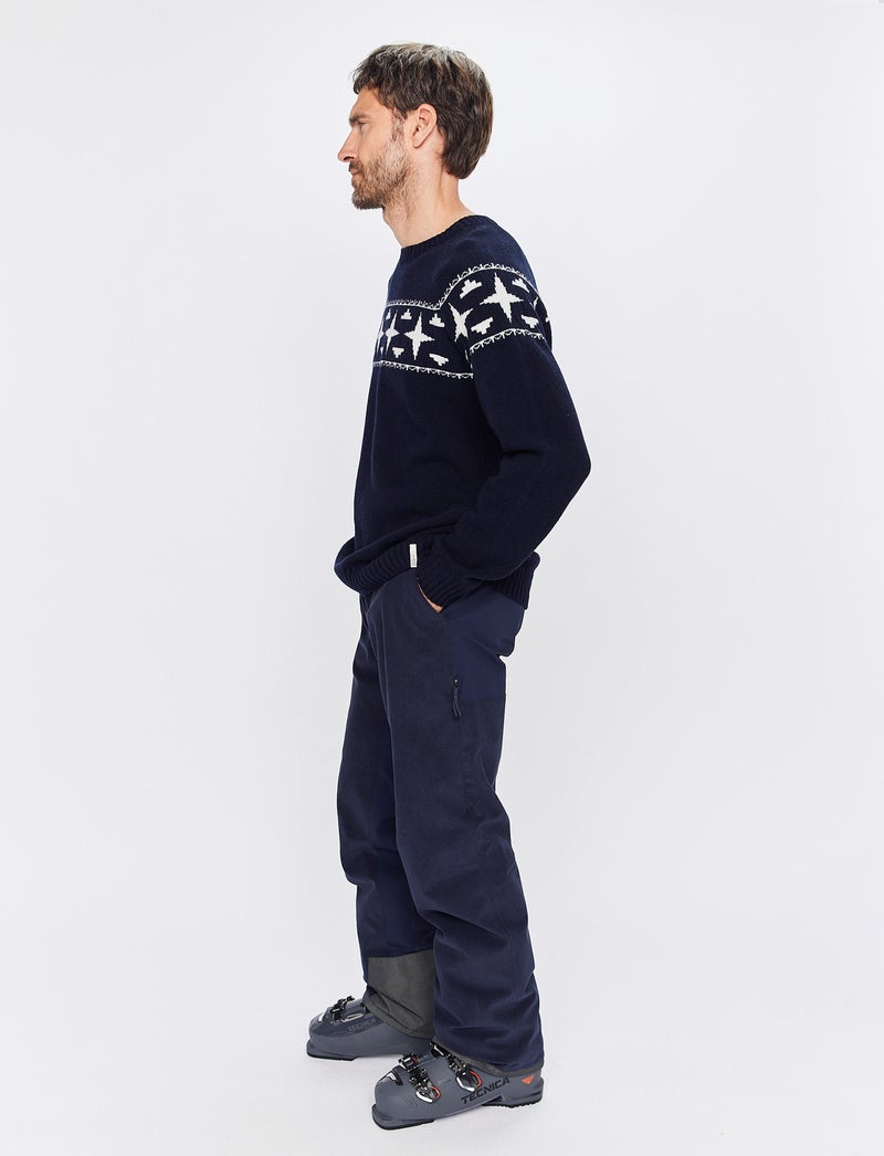 Heritage Wool Sweat - Navy