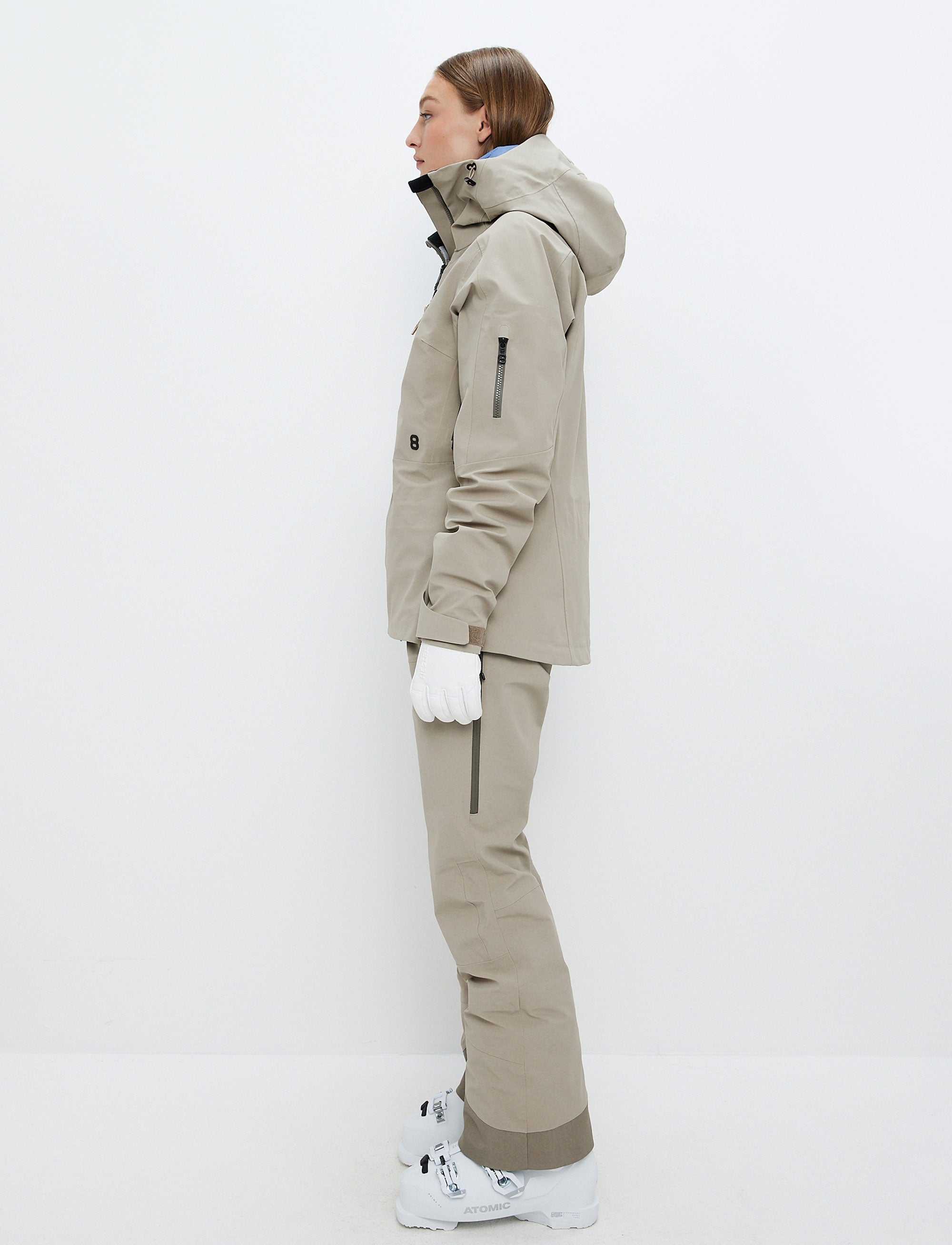 Pow 3.0 W Shell Jacket - Lt Fallen Rock