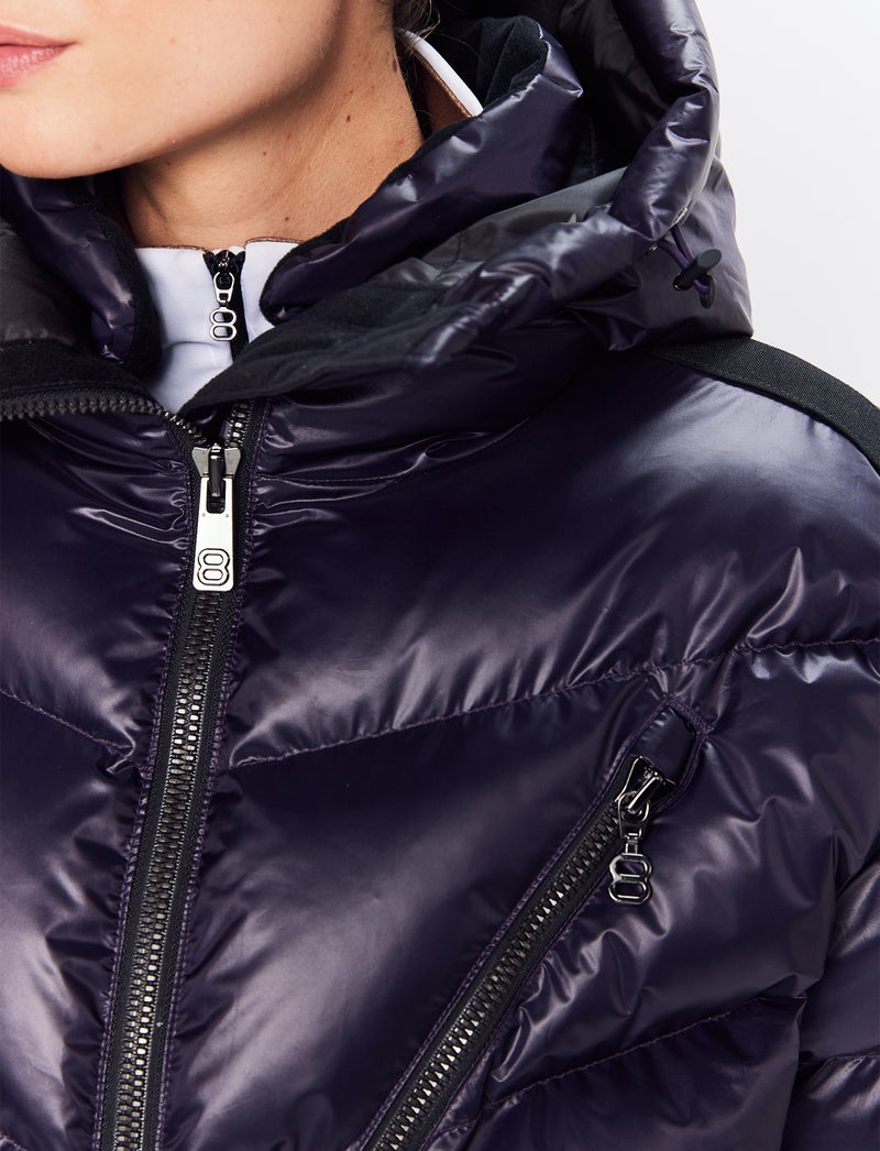 Noelle W Ski Puffer - Cosmos Plum