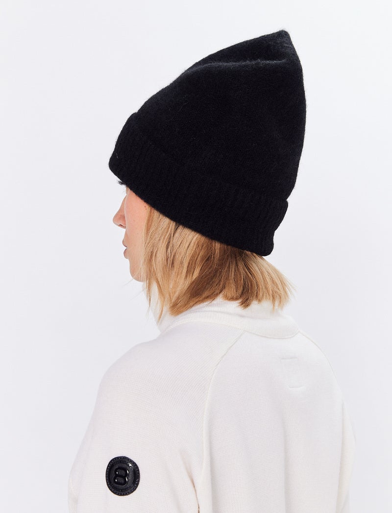 Emma Wool Beanie - Black