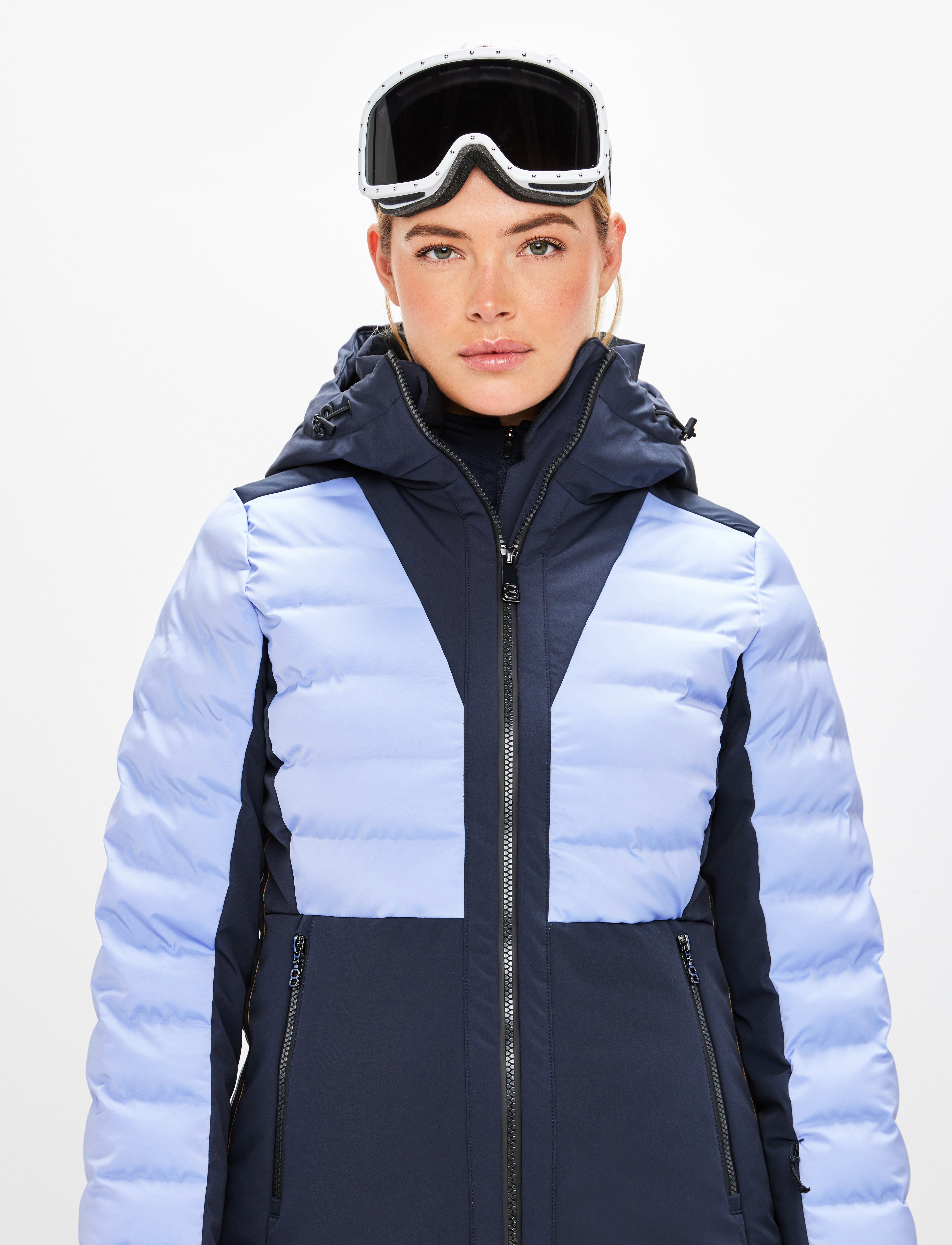 Audrey  Ski Jacket - Hortensia Blue