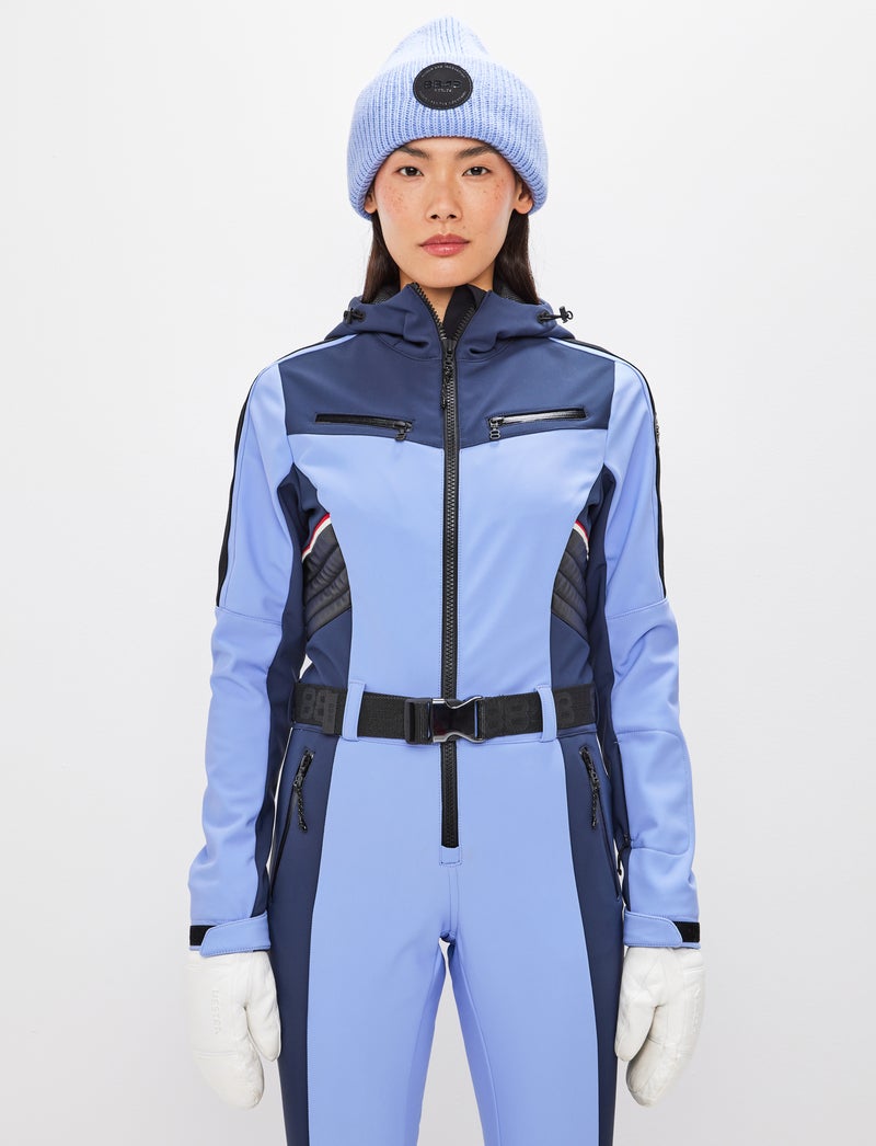 Lara W Ski Suit - Hortensia/Navy