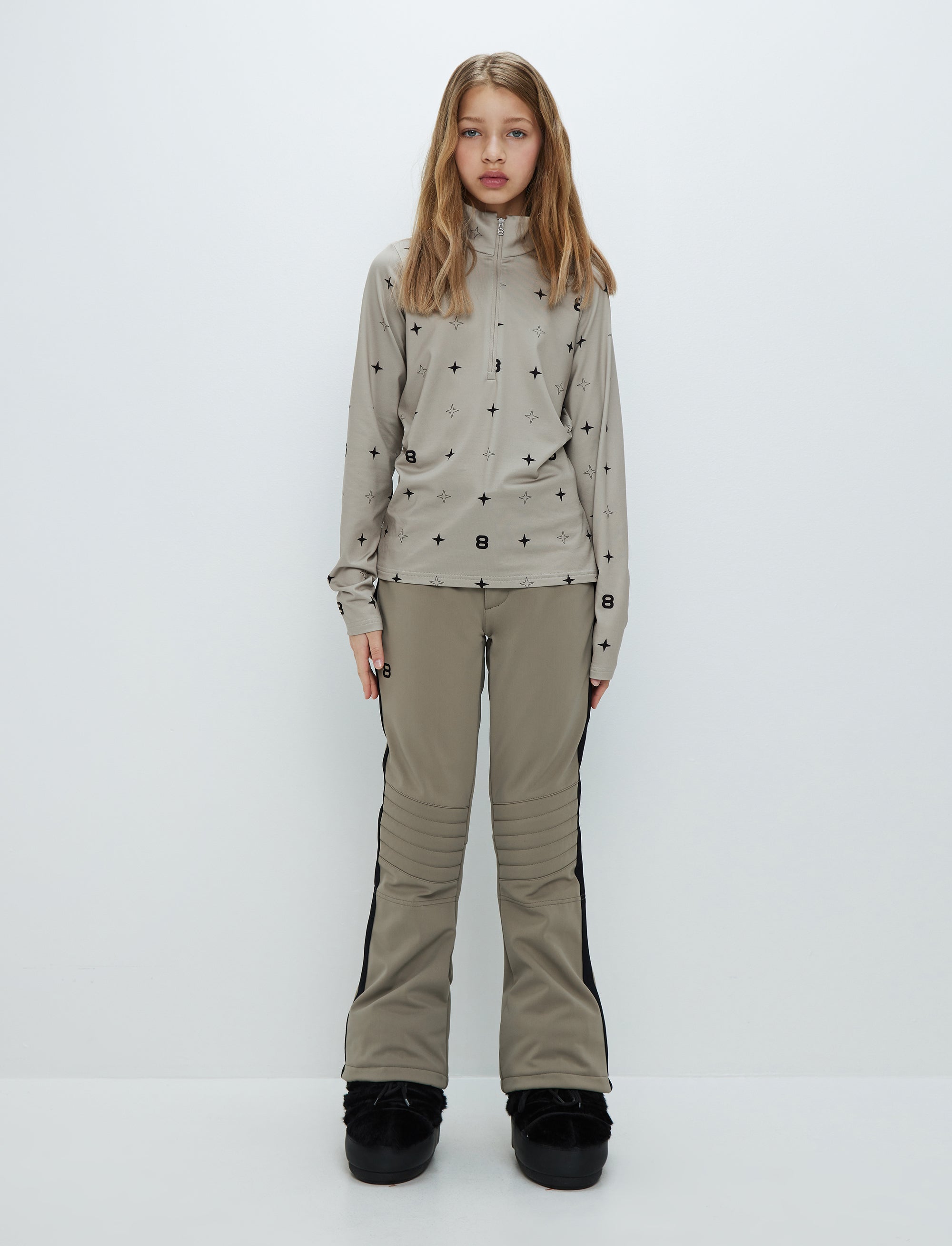 8 Star JR Sweat - Lt Beige