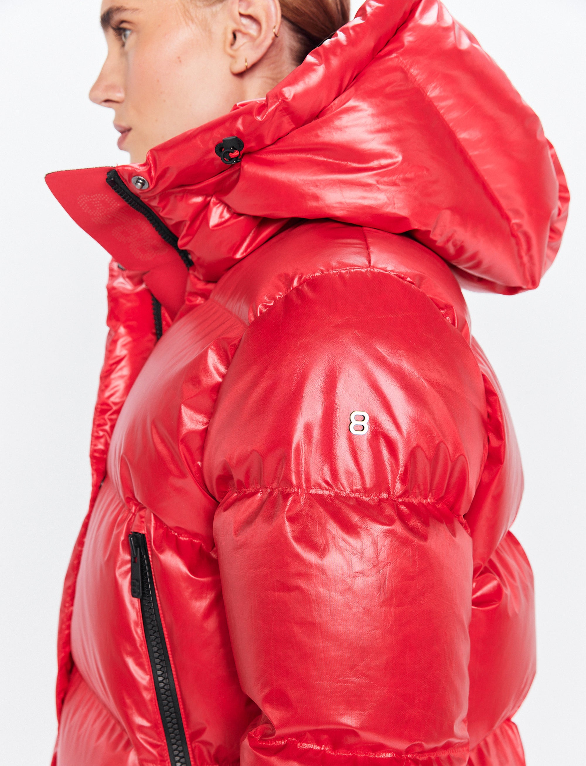 Sarah  Ski Jacket - Poinsetta Red