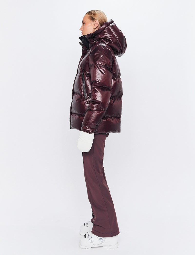 Sarah W Ski Down Jacket - Dk Burgundy