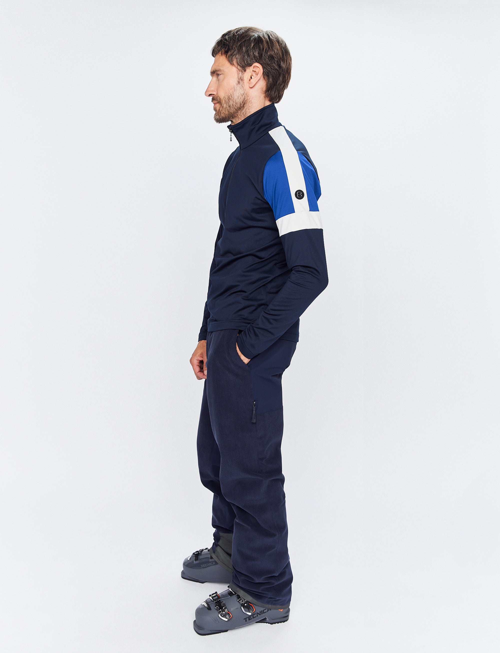 Tord M 1/2 zip - Navy