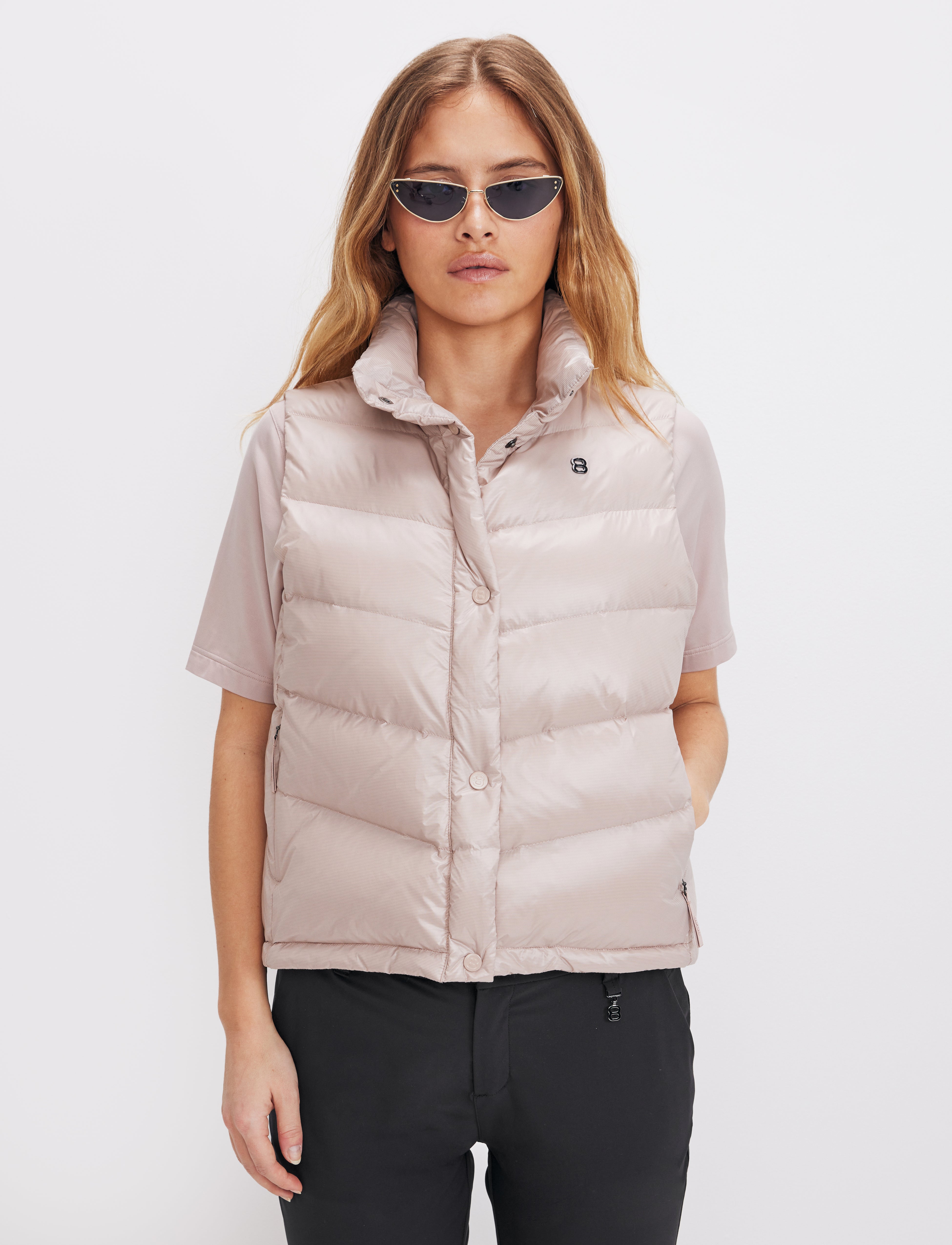 Bella W Down Vest - Powder Pink