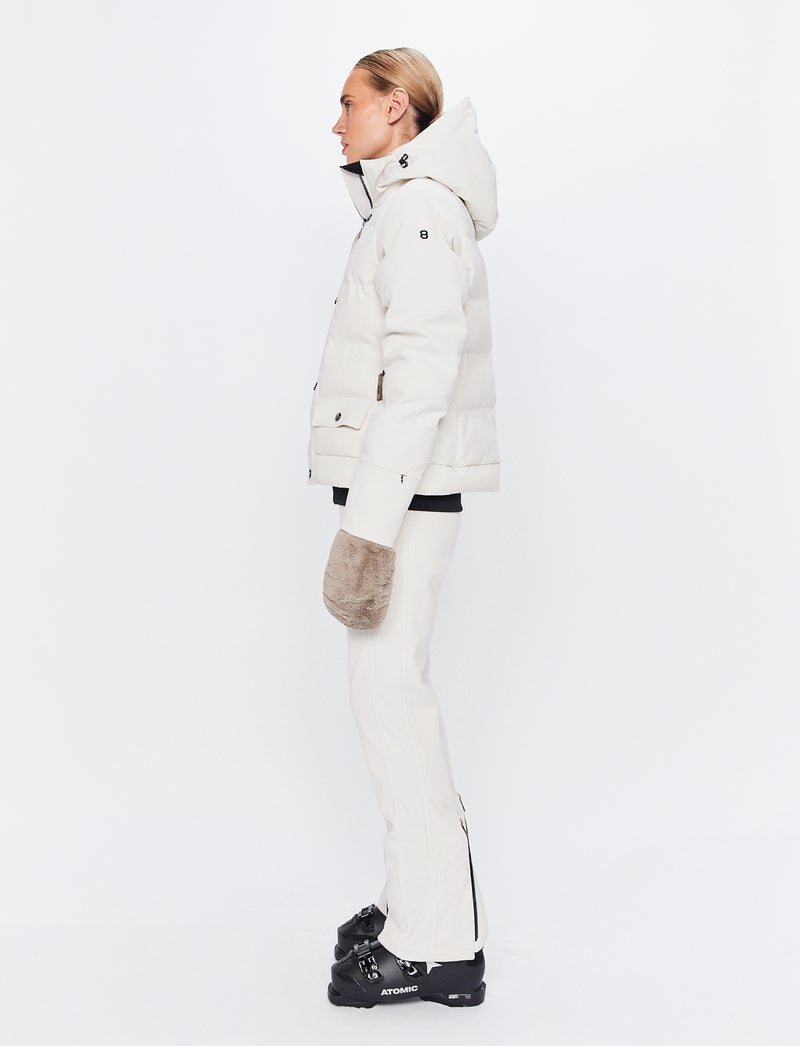 Harlow Cord Jacket - Winter White