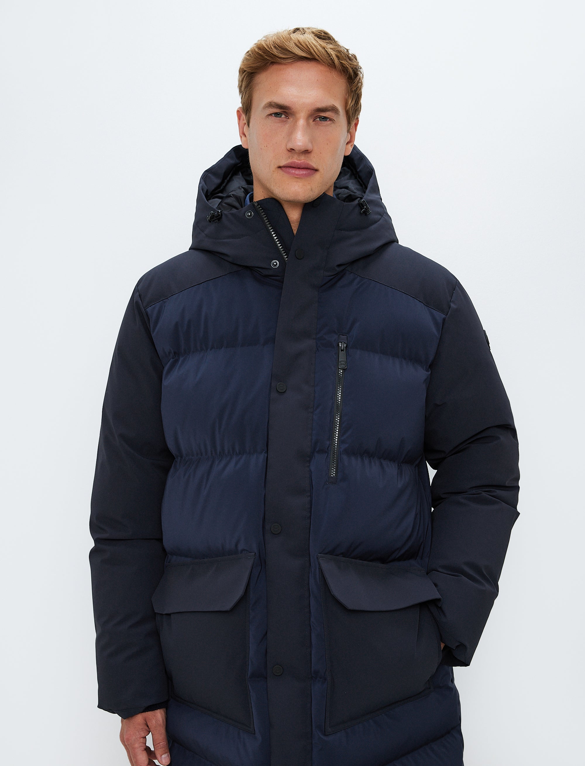 Boncourt Down Coat - Navy