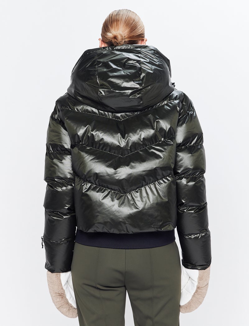 Noelle W Ski Puffer - Italian Green