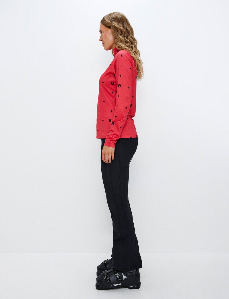8848 Star  Sweat - Poinsetta Red