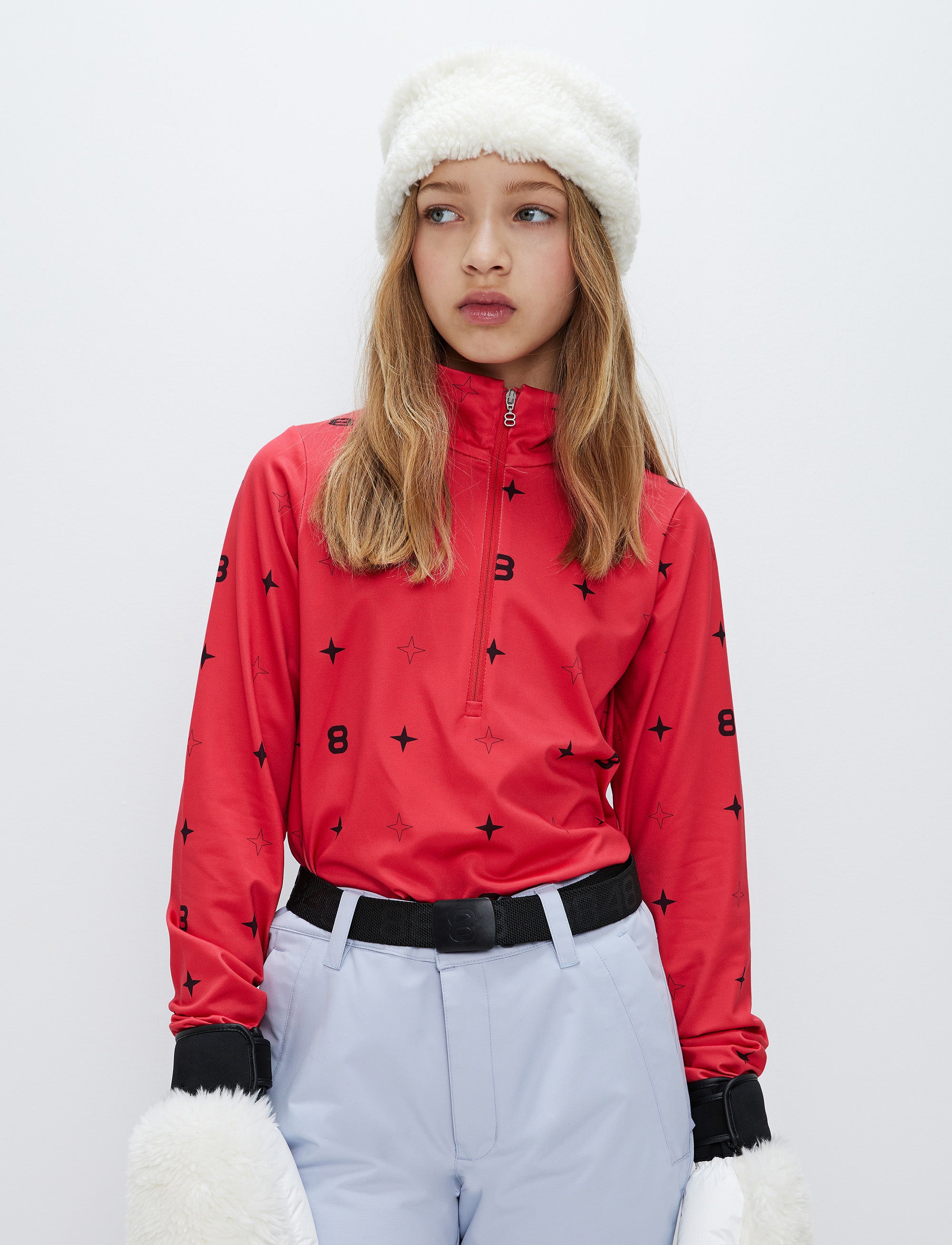 8 Star JR Sweat - Poinsetta Red