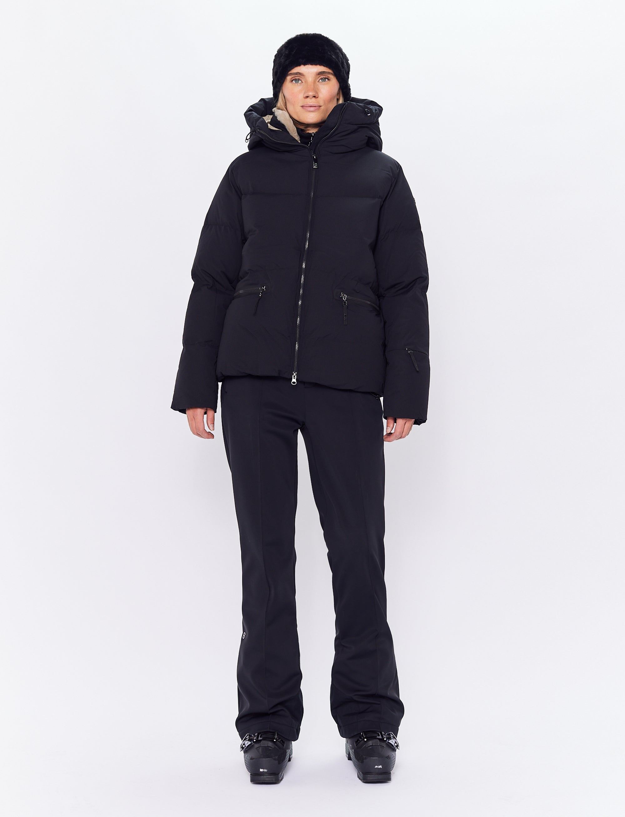 Juniper  Ski Puffer - Black