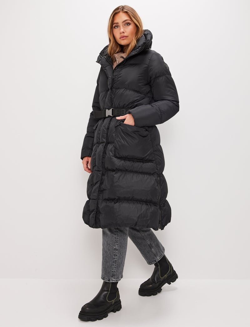 Noomi W Down Coat - Black