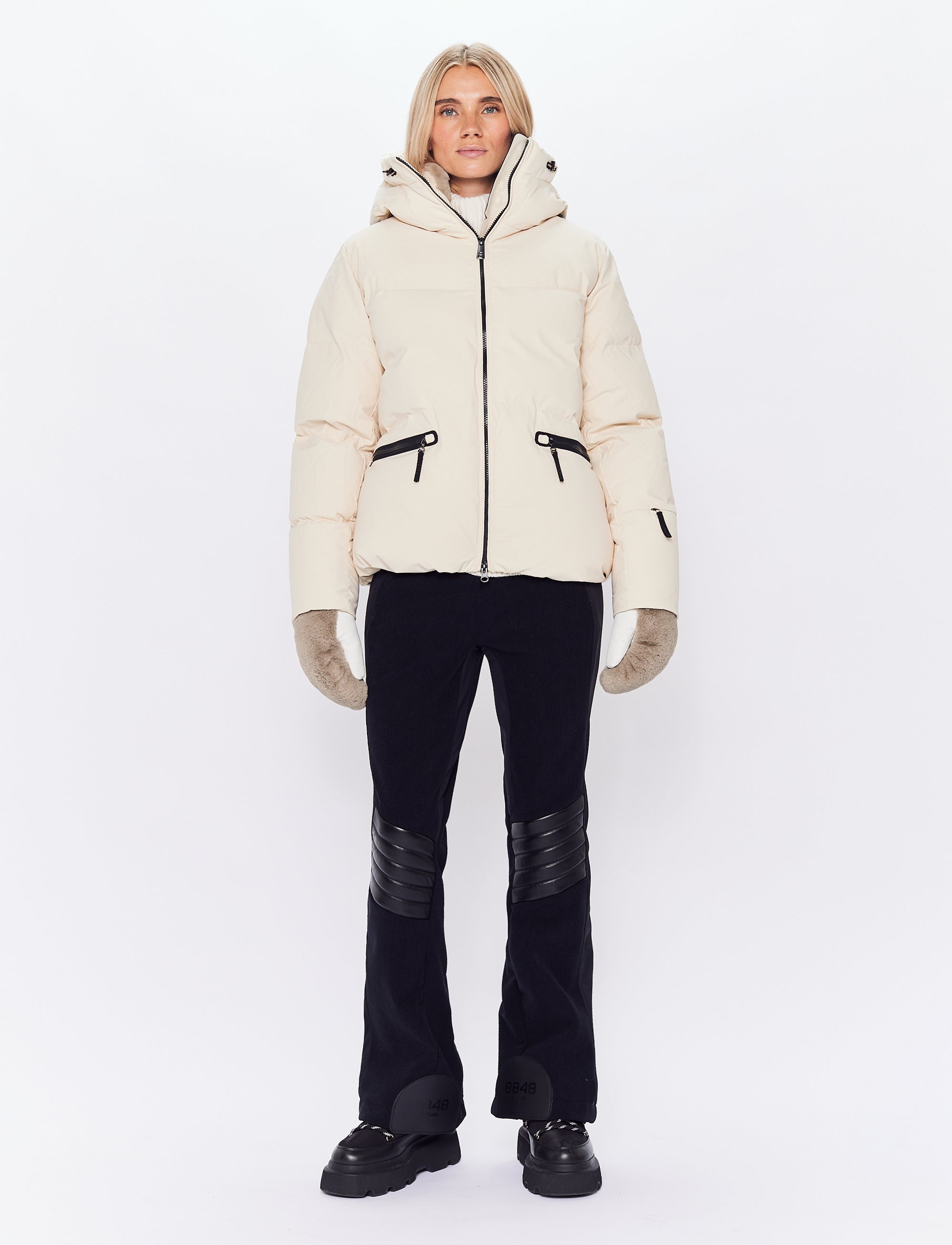 Juniper  Ski Puffer - Winter White