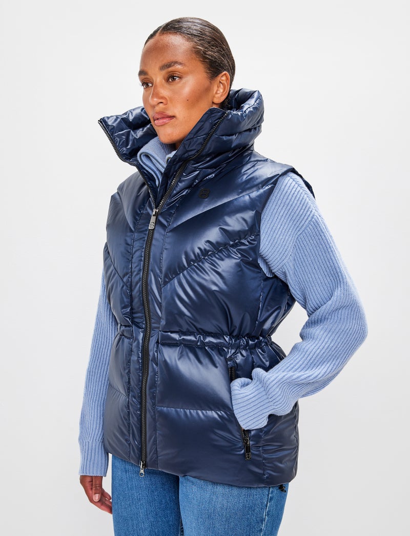 Shacci W Down Vest - Navy