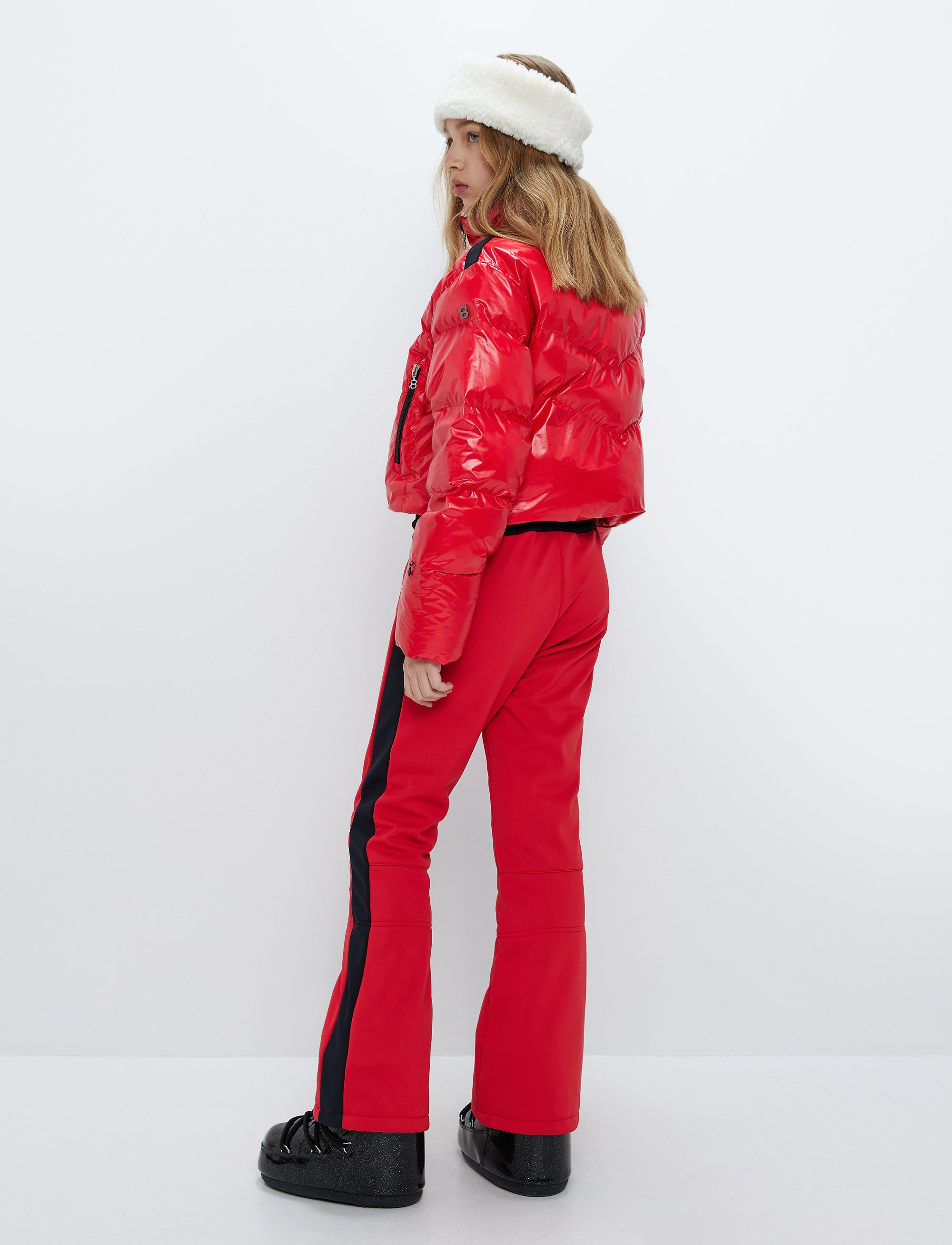 Jasmine JR Ski Suit - Poinsetta Red