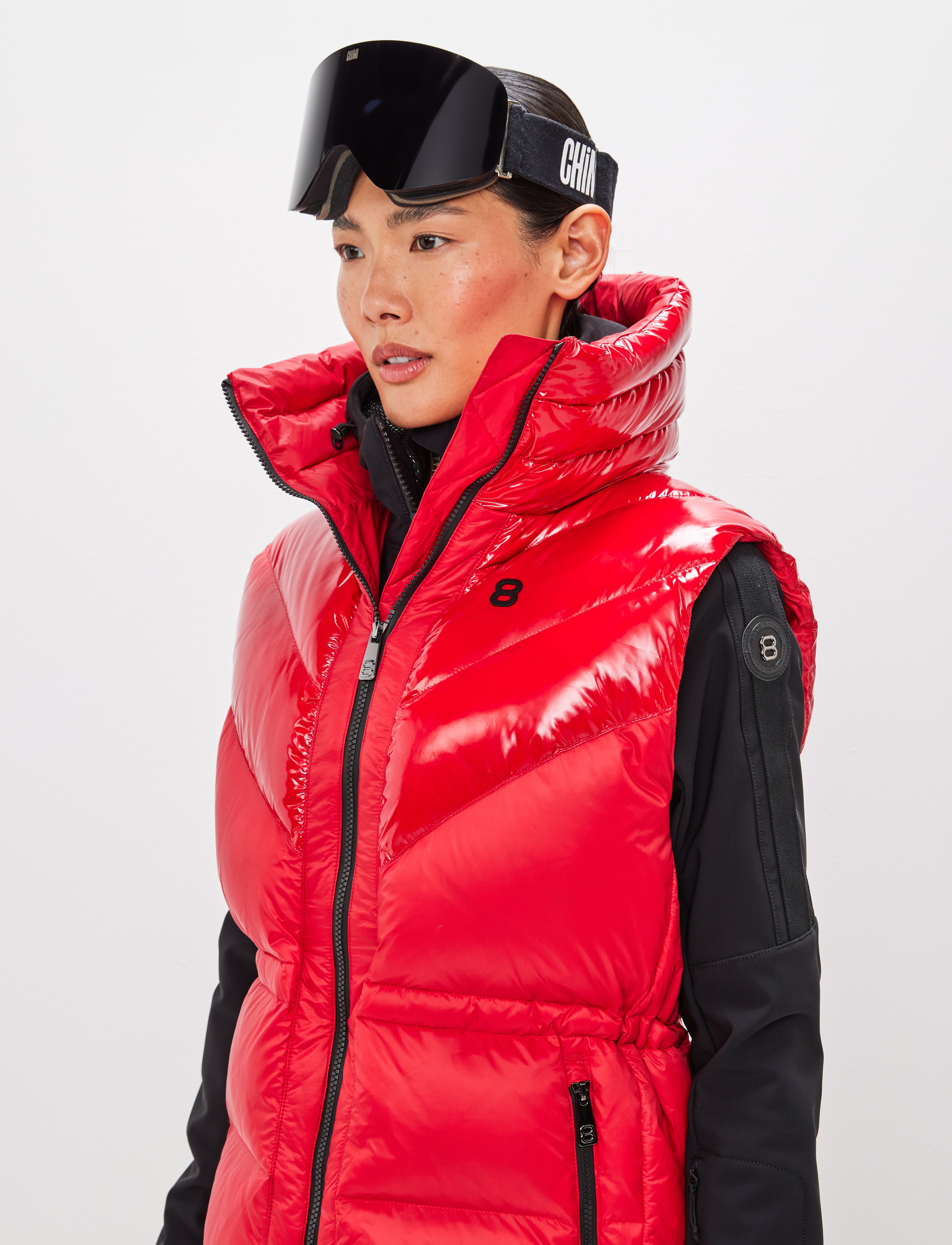 Shacci W Down Vest - Red