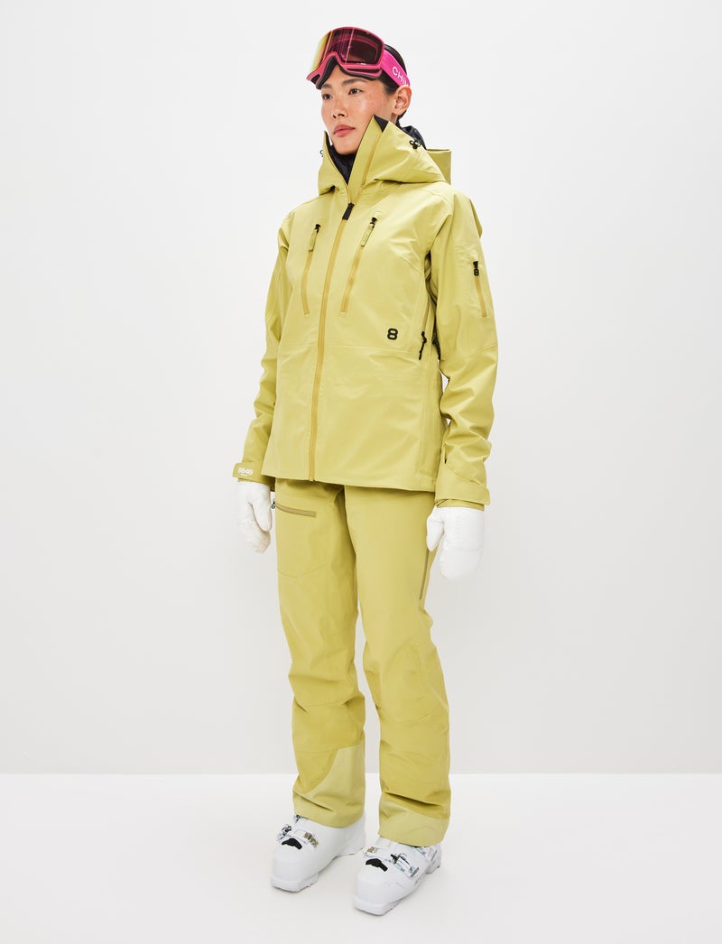 Pow 3.0 W Shell Jacket - Flax Yellow