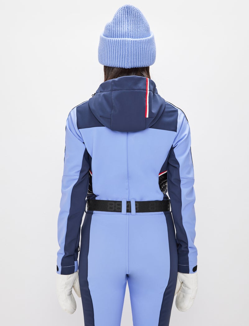 Lara W Ski Suit - Hortensia/Navy